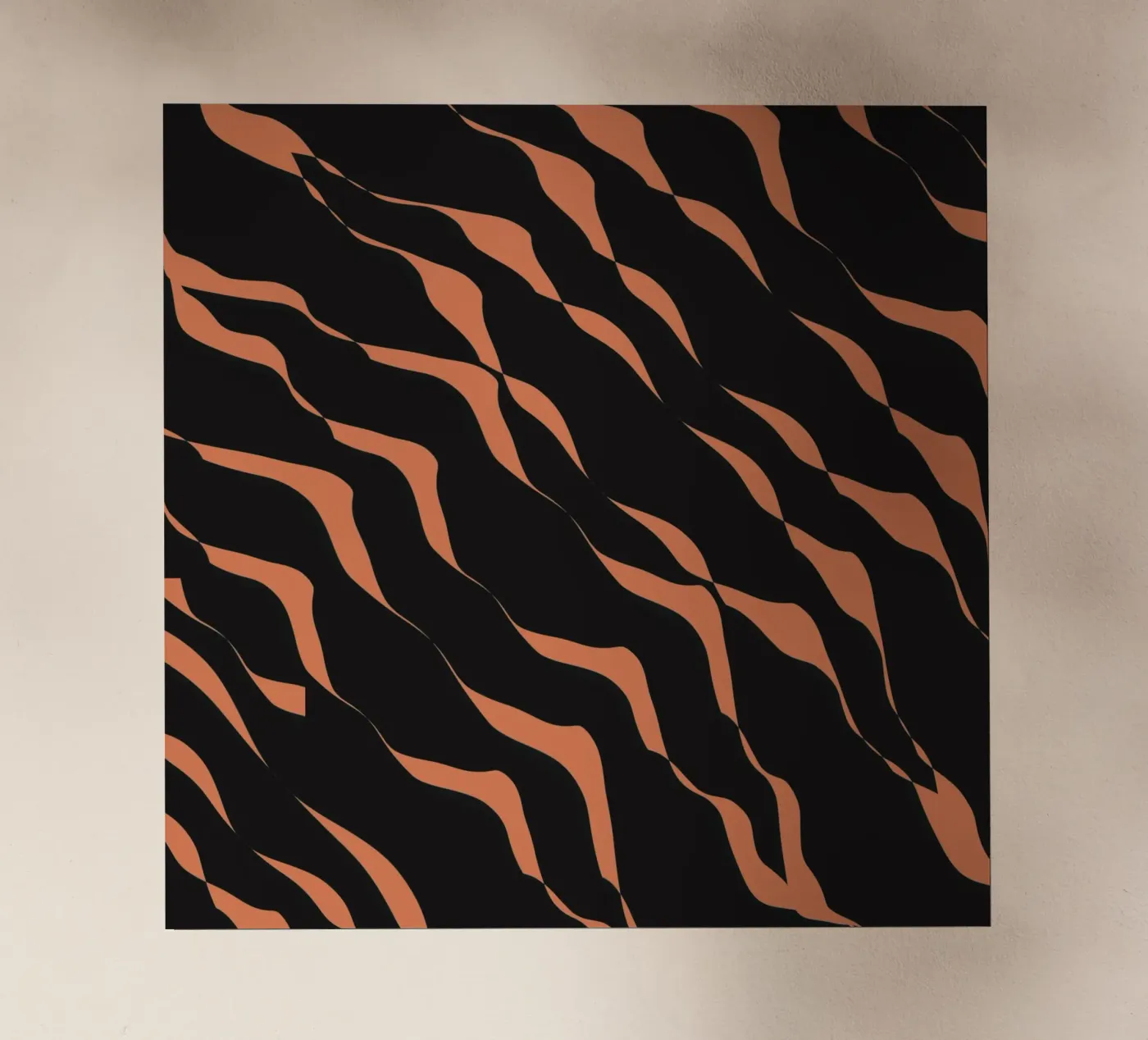 Waves pattern 03 backlit folie van Little Dean