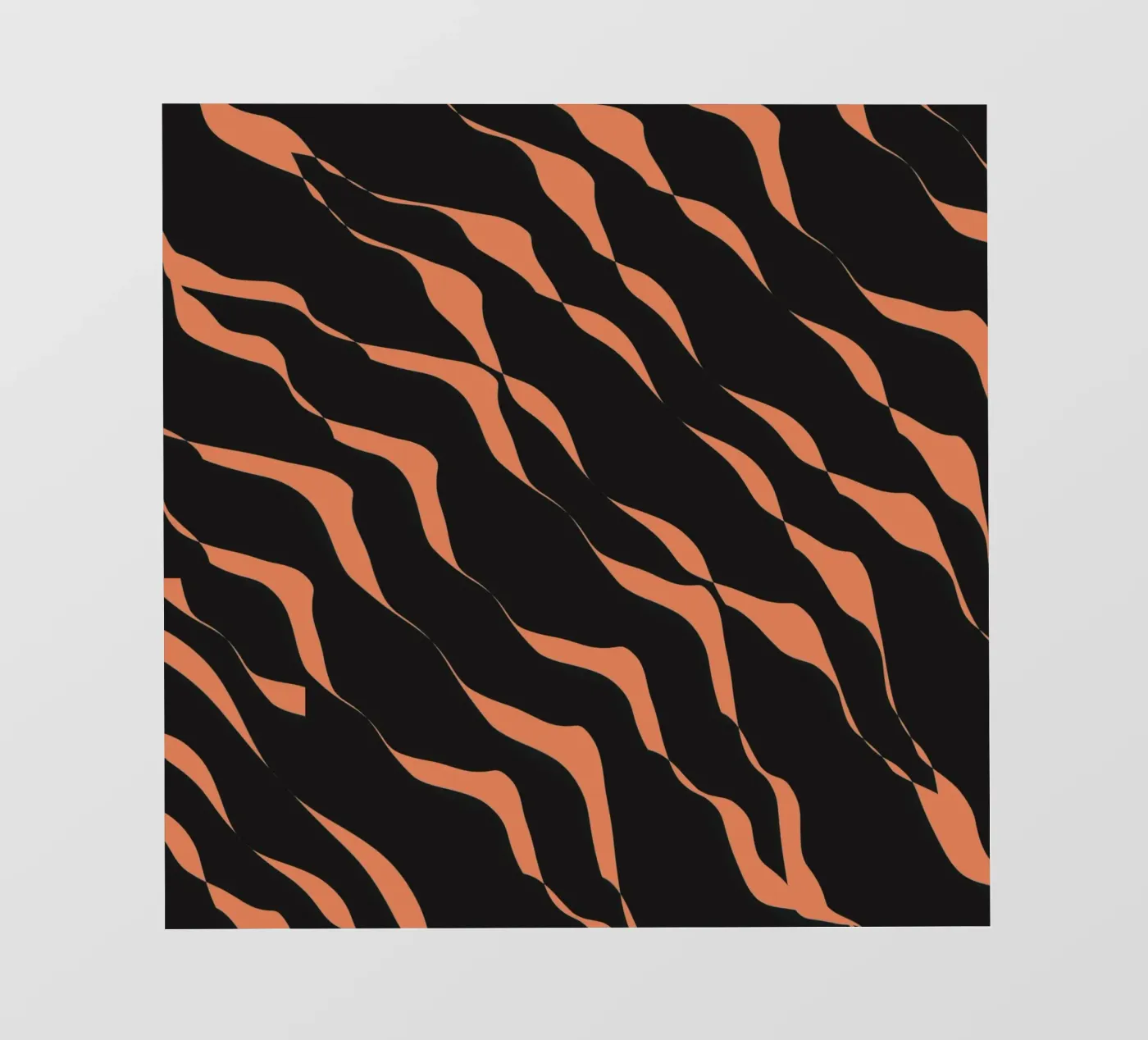 Waves pattern 03 backlit folie van Little Dean