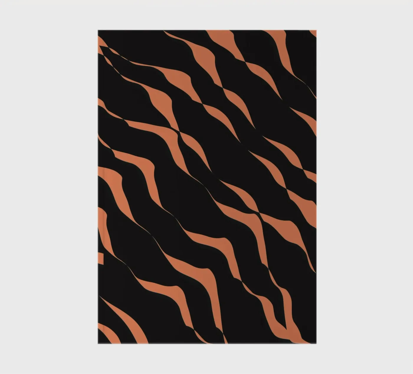 Waves pattern 03 notebook by Little Dean
