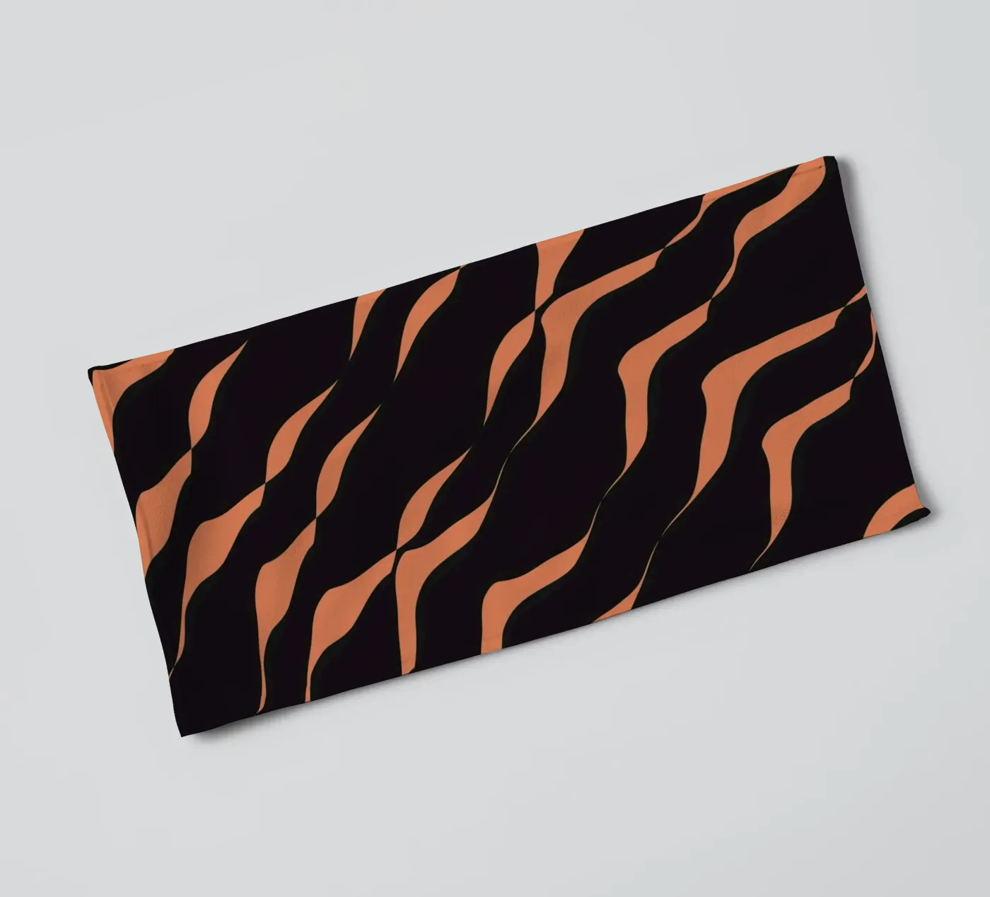 Waves pattern 03 badhanddoek van Little Dean