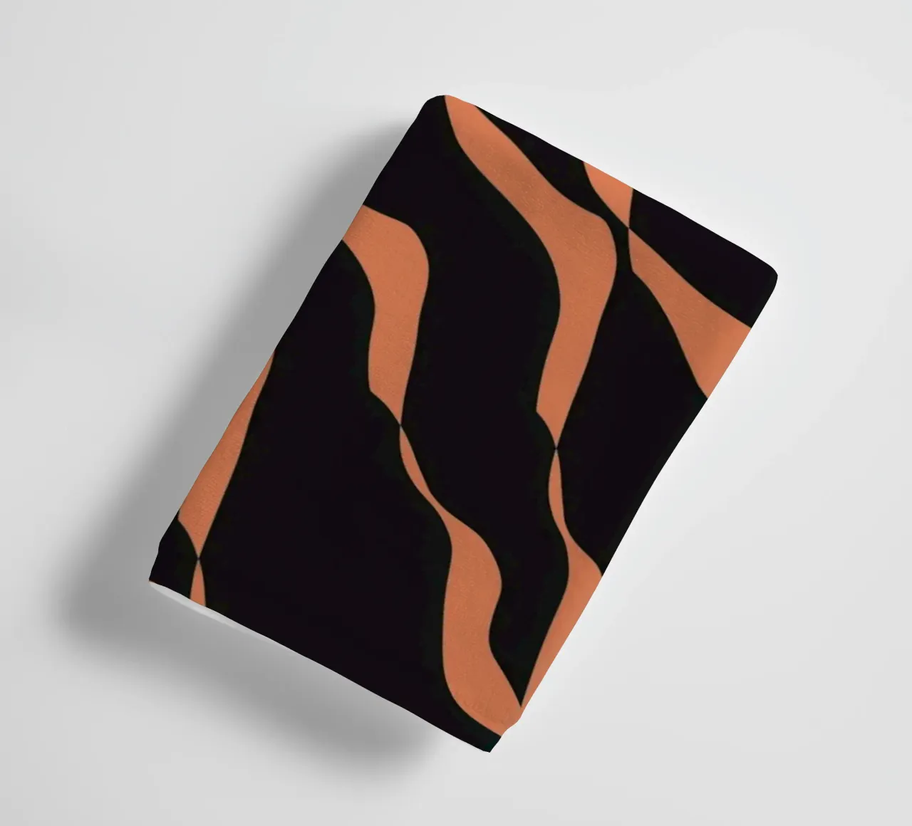 Waves pattern 03 towel by Little Dean