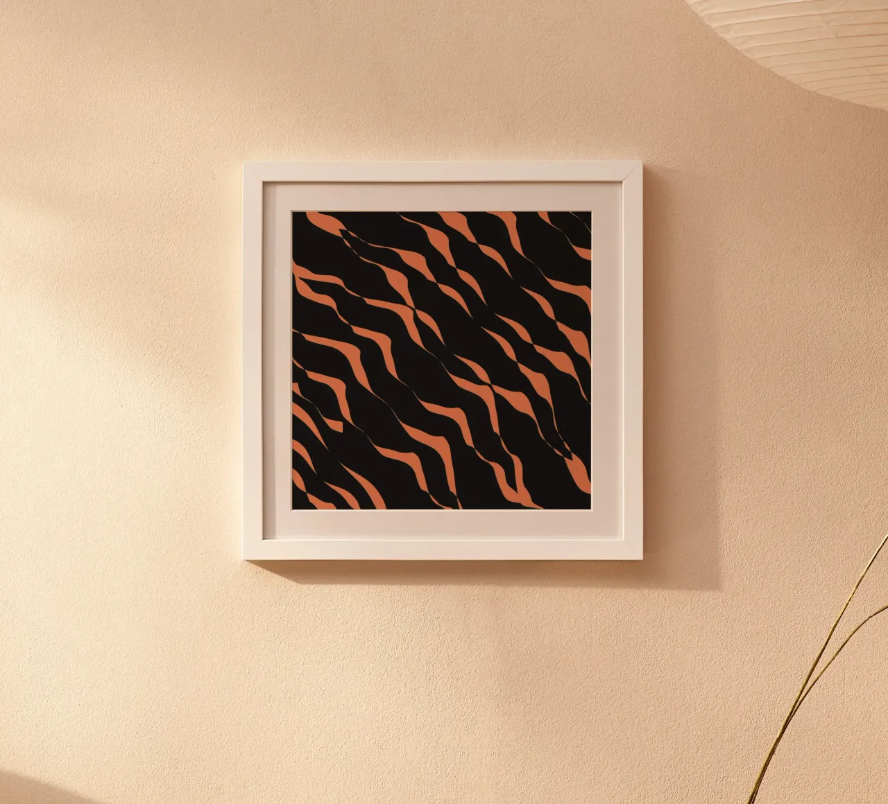 Waves pattern 03 poster by Little Dean