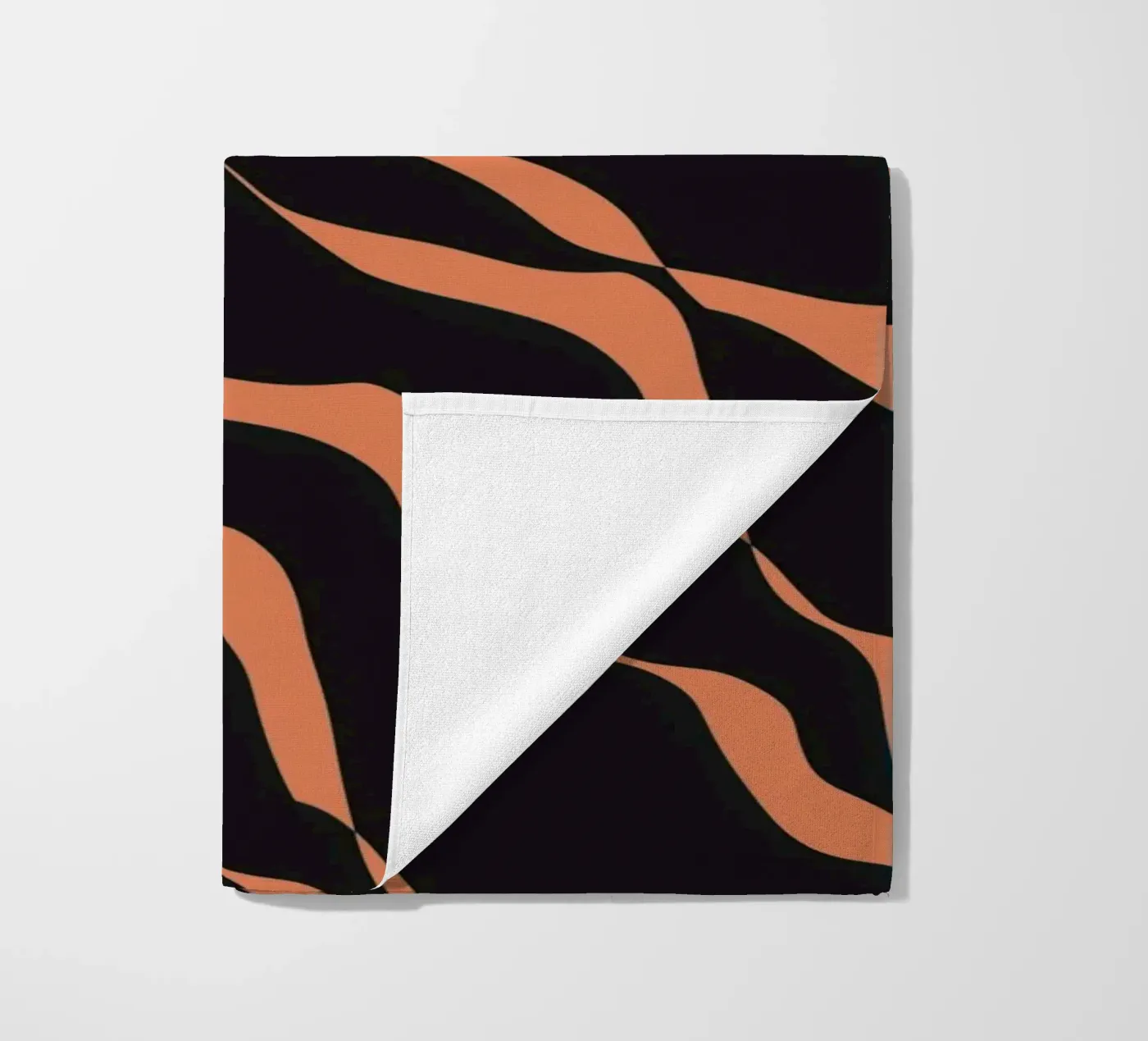 Waves pattern 03 strandhanddoek van Little Dean