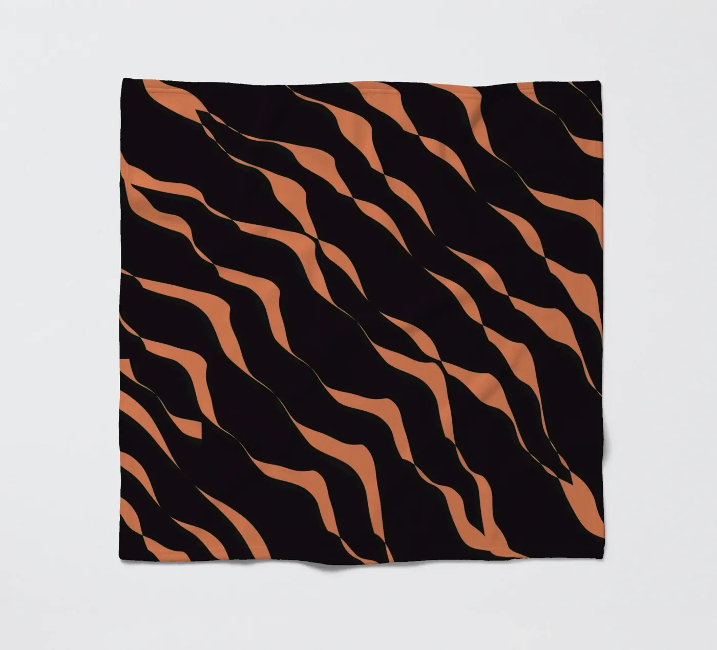 Waves pattern 03 plaid polaire de Little Dean