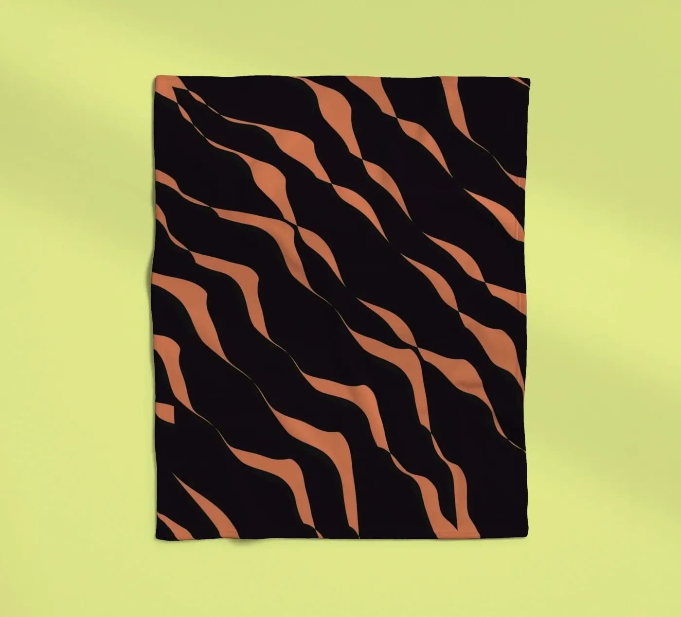 Waves pattern 03 plaid polaire de Little Dean