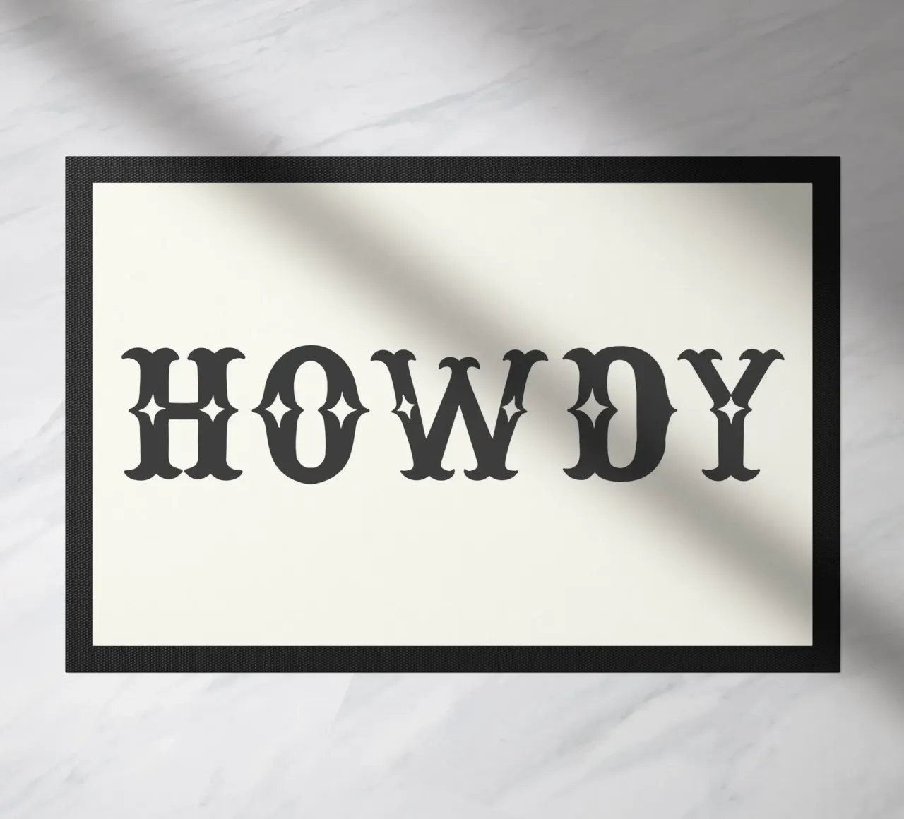 Howdy – Minimal Western Print zerbino da Vivdesign