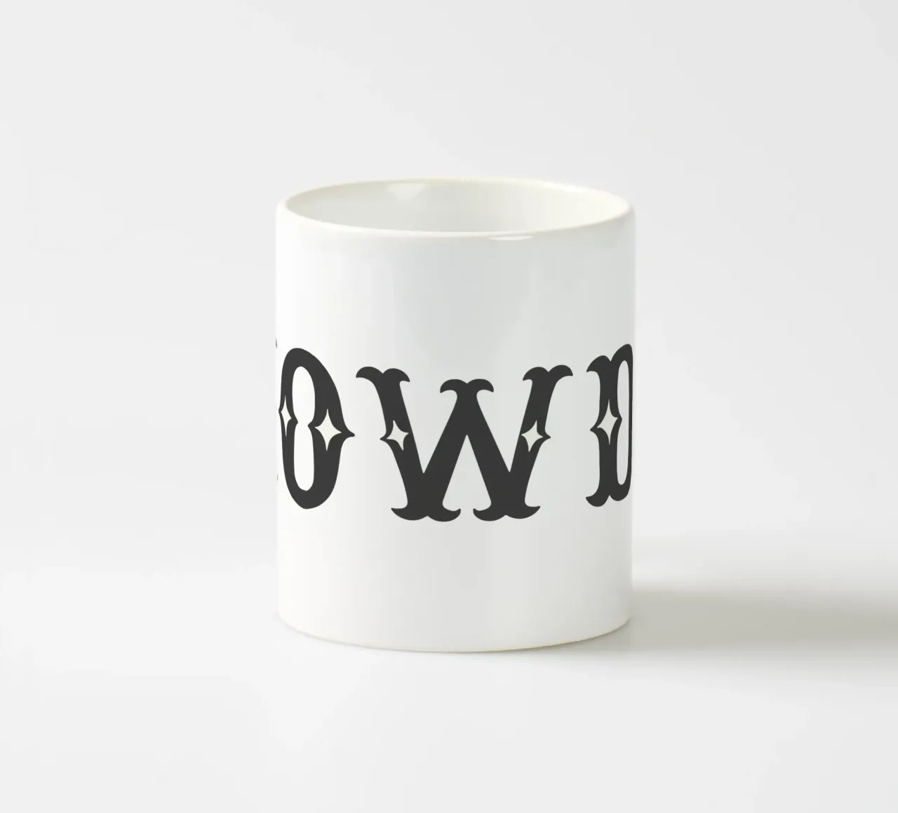 Howdy – Minimal Western Print tazza in ceramica da Vivdesign