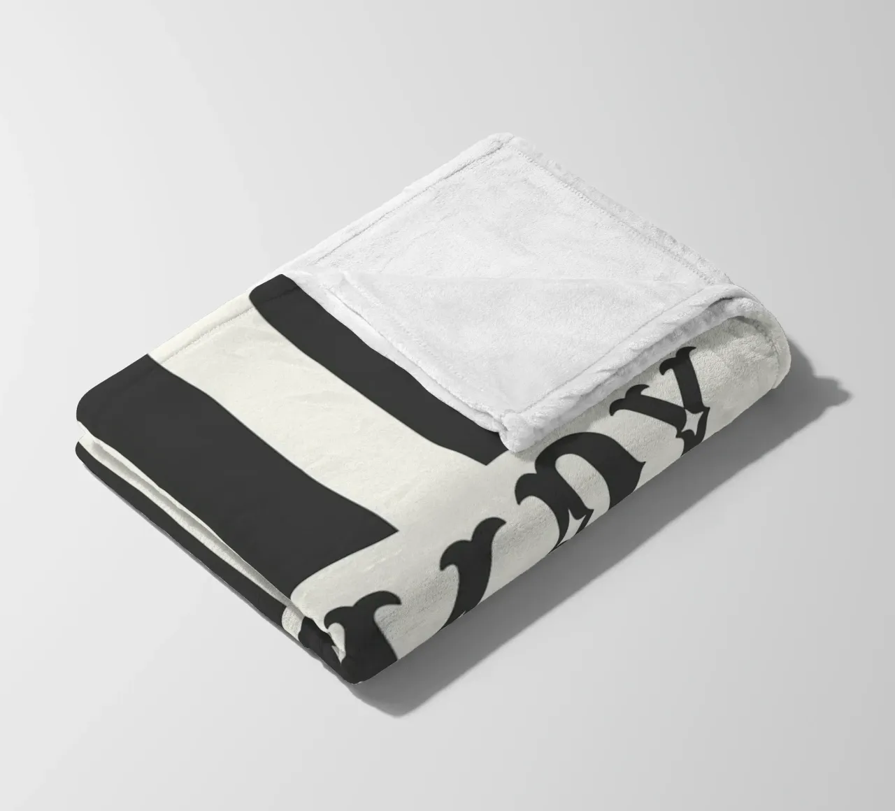 Howdy – Minimal Western Print coperta in pile da Vivdesign