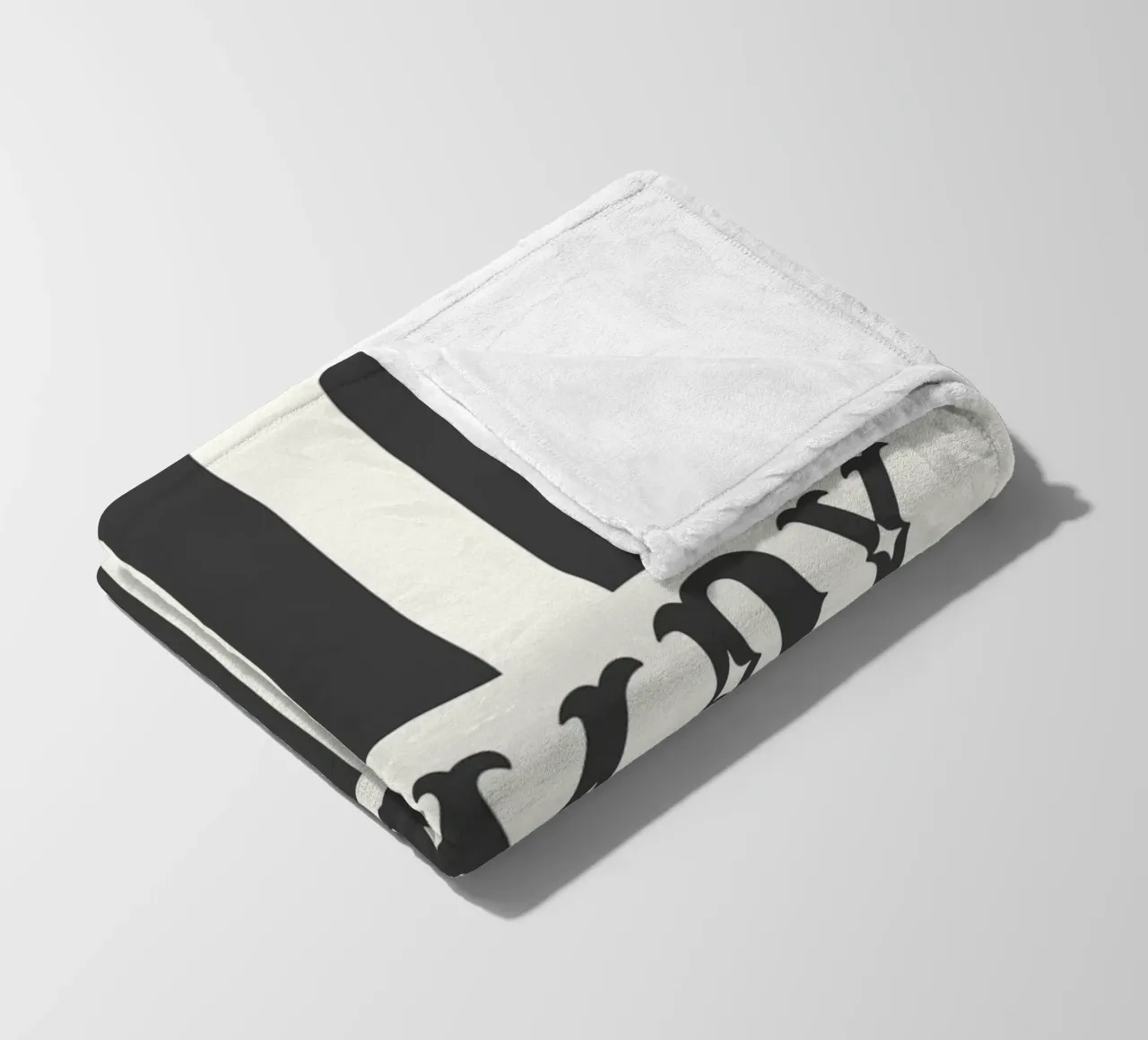 Howdy – Minimal Western Print coperta in pile da Vivdesign