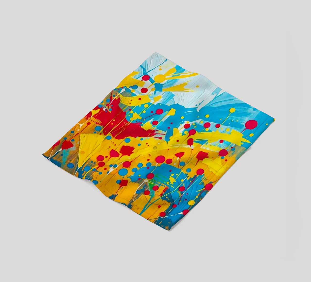 Sunburst Symphony: Eine strukturierte Feier der Golden Fields a Fleecedecke von Artistic-shop