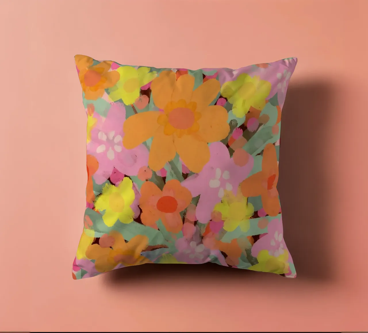 Neon Bouquet cuscino da treechild