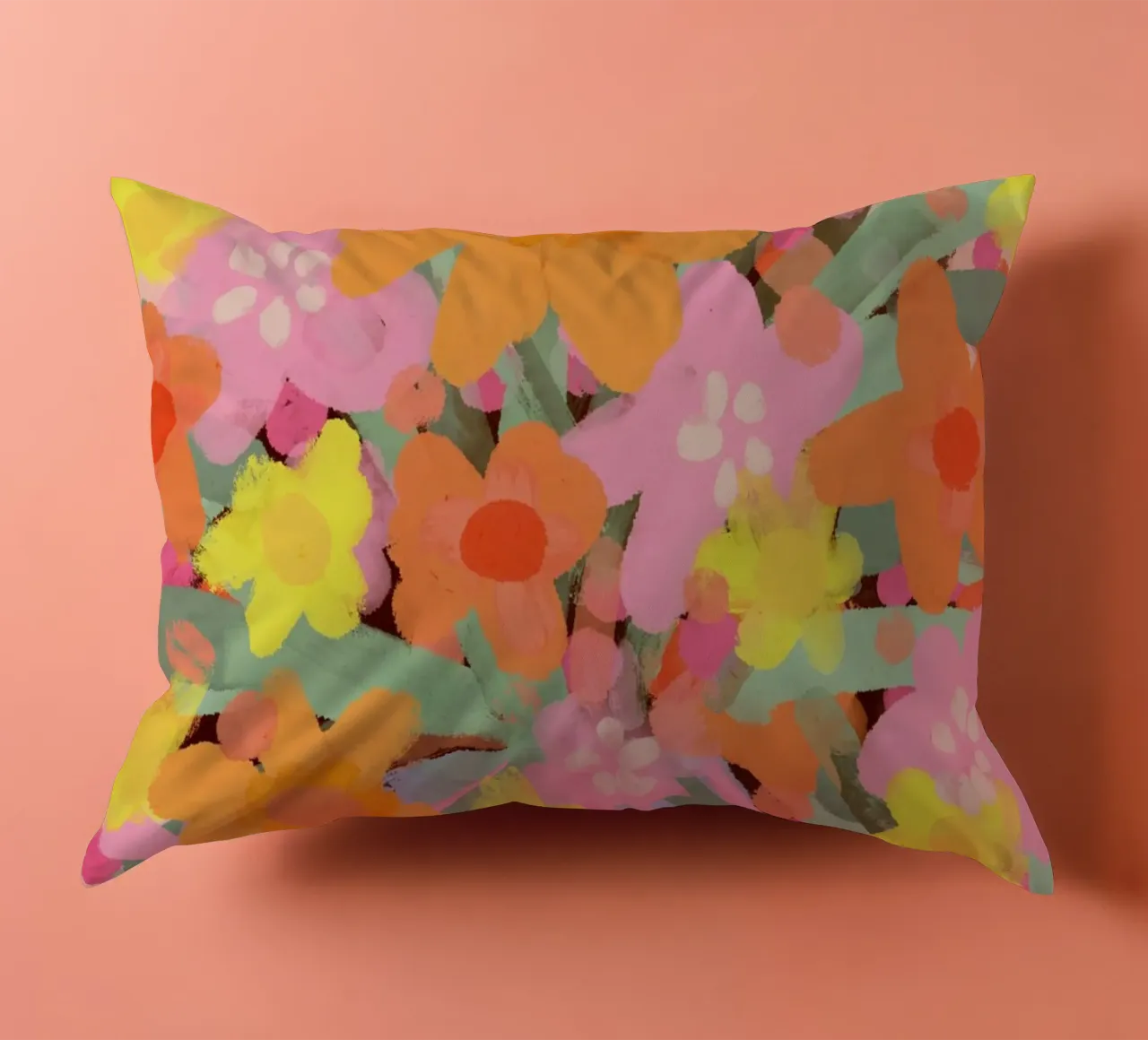 Neon Bouquet cuscino da treechild