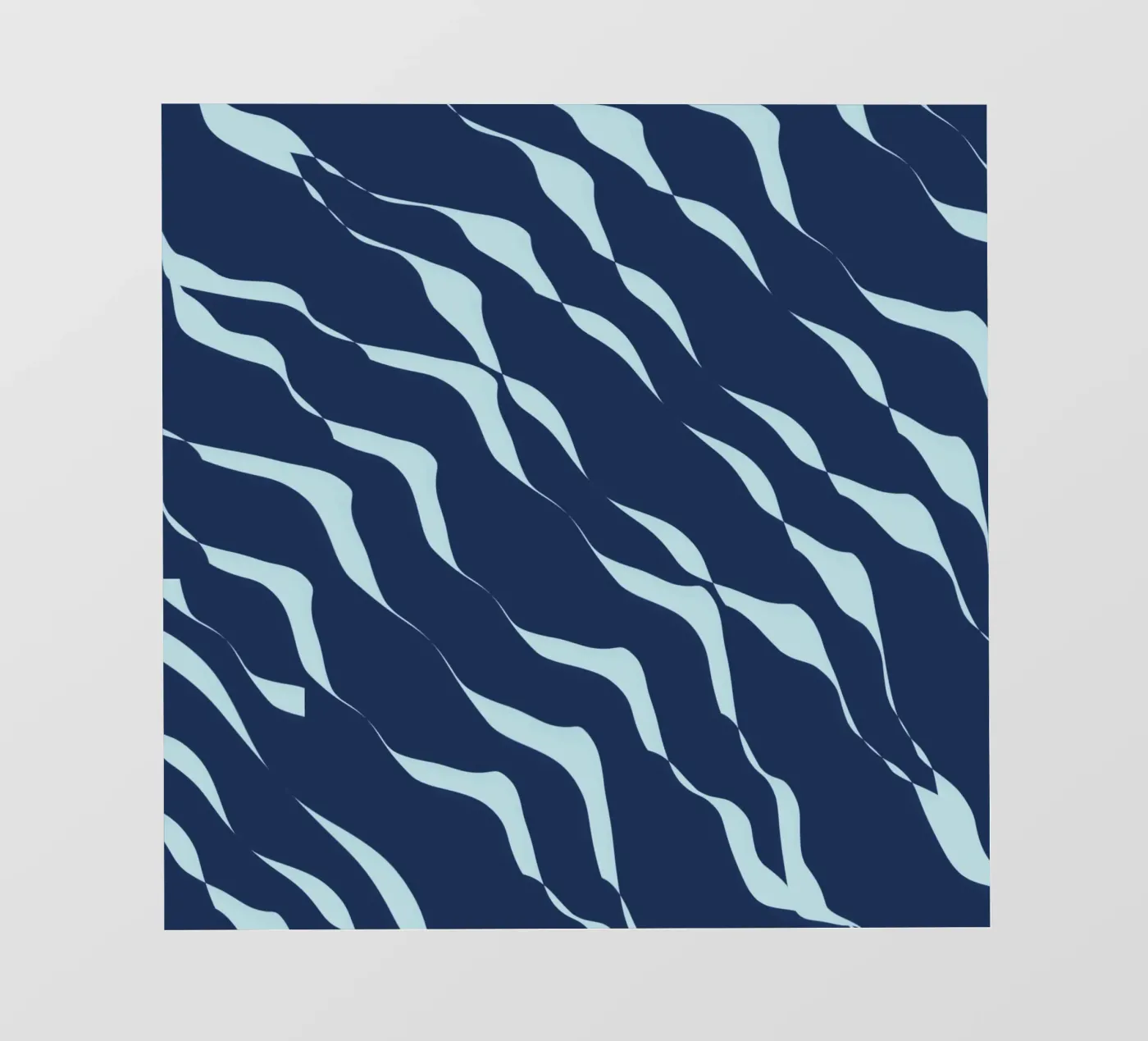 Waves pattern 04 PVC Plane von Little Dean