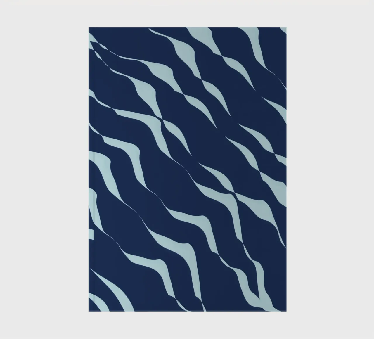 Waves pattern 04 notebook by Little Dean