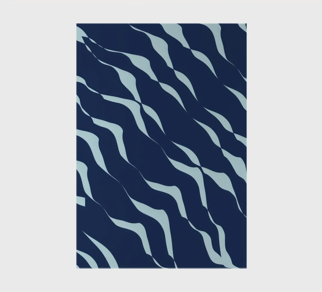 Waves pattern 04 notebook by Little Dean