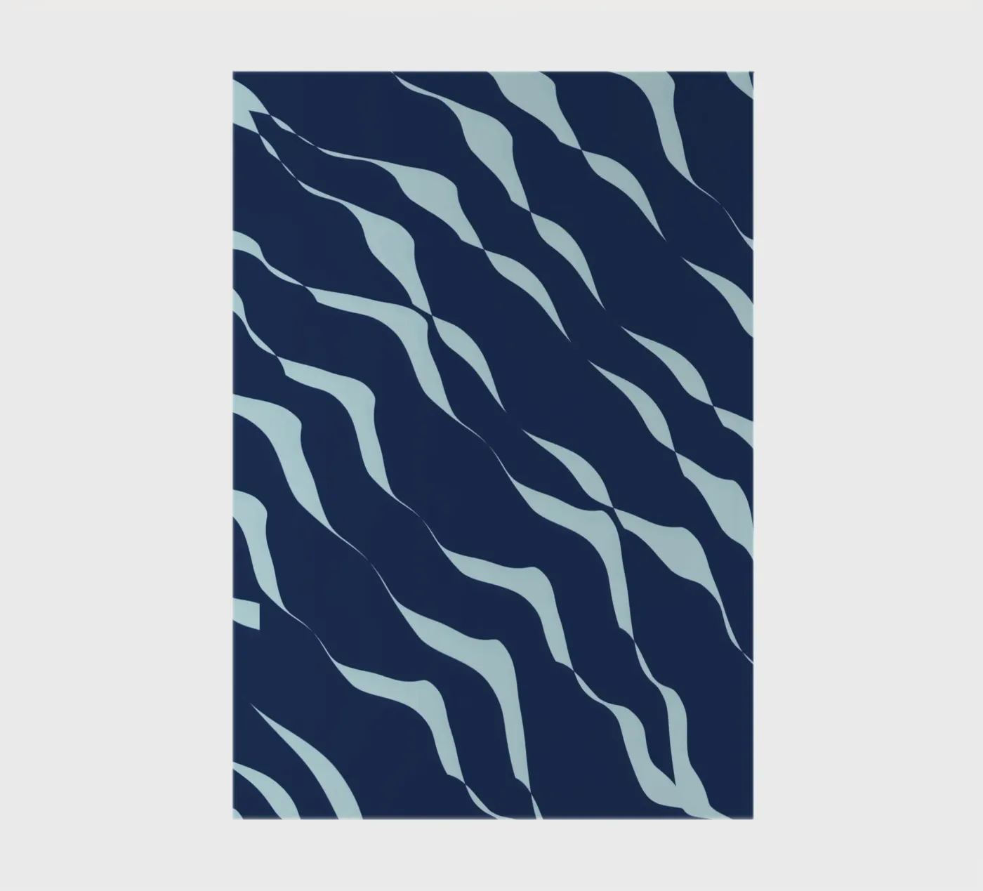 Waves pattern 04 notebook by Little Dean