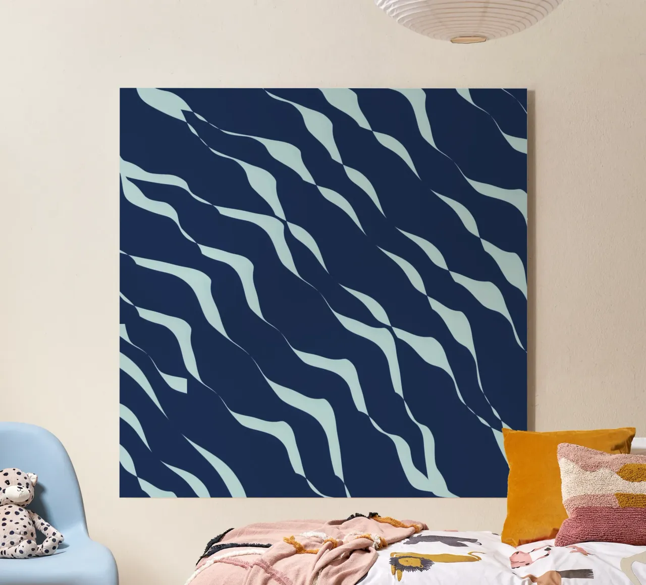 Waves pattern 04 plexiglas de Little Dean