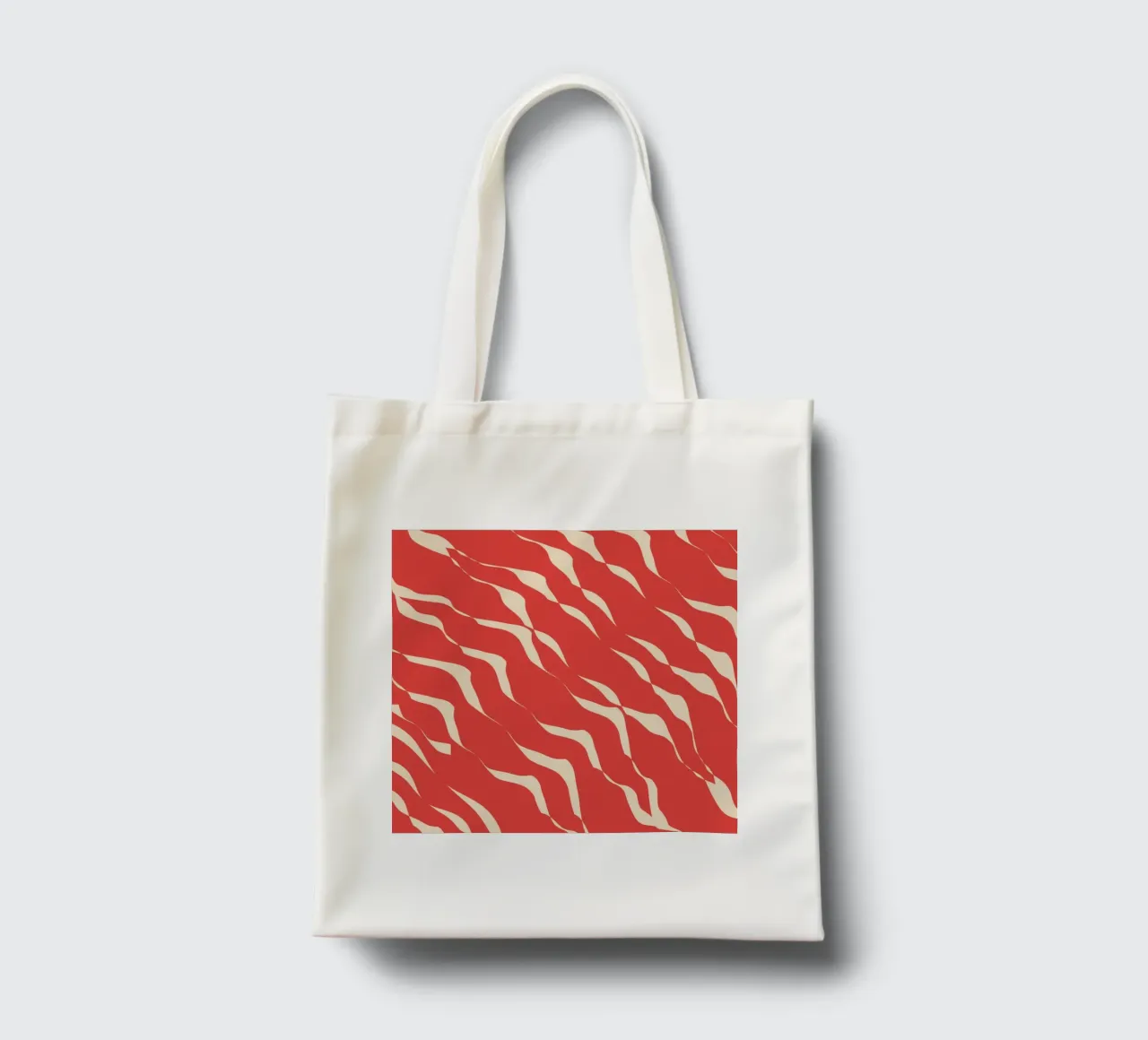 Waves pattern 05 tote bag by Little Dean