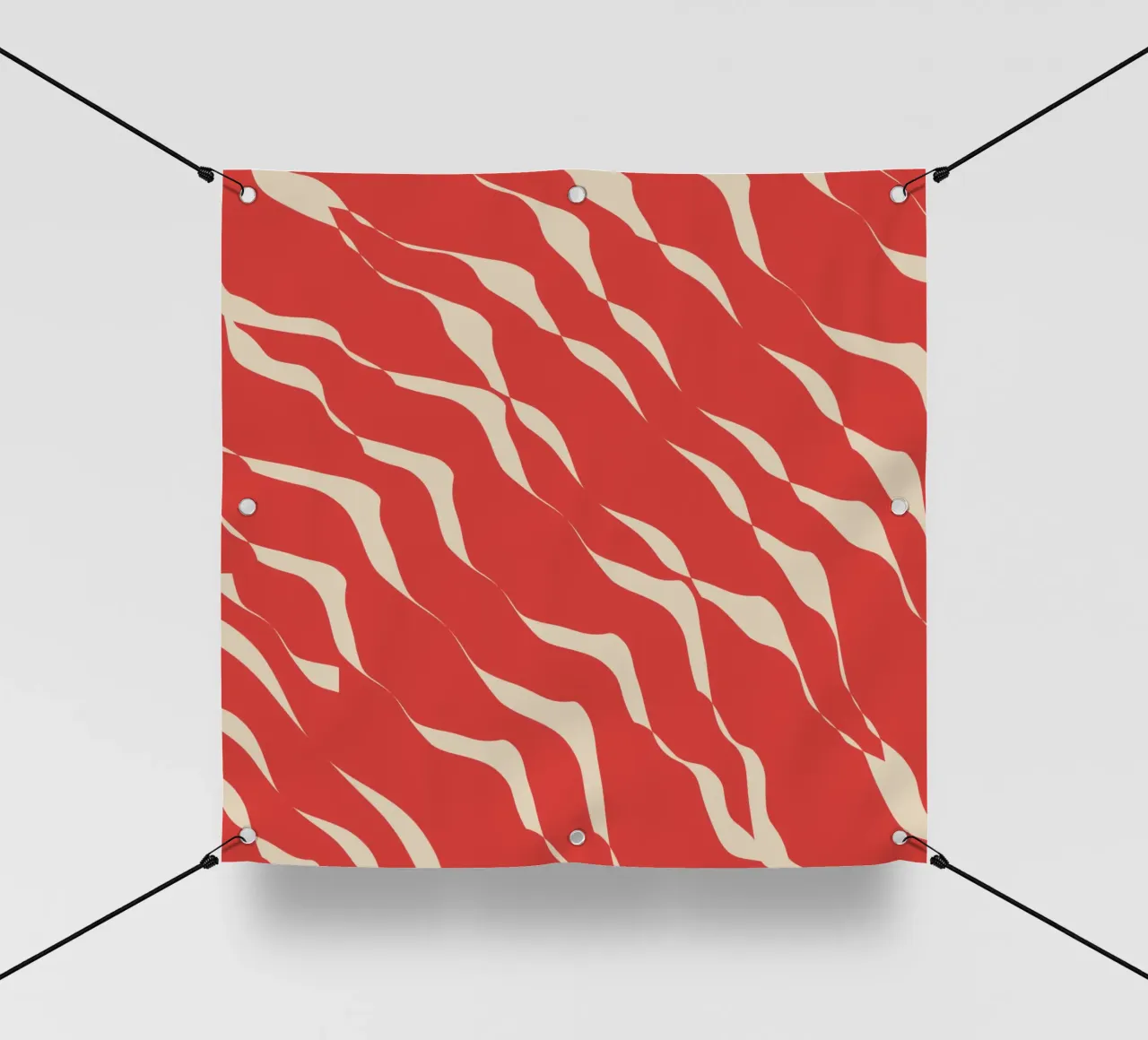 Wellenmuster 05 PVC Plane von Little Dean