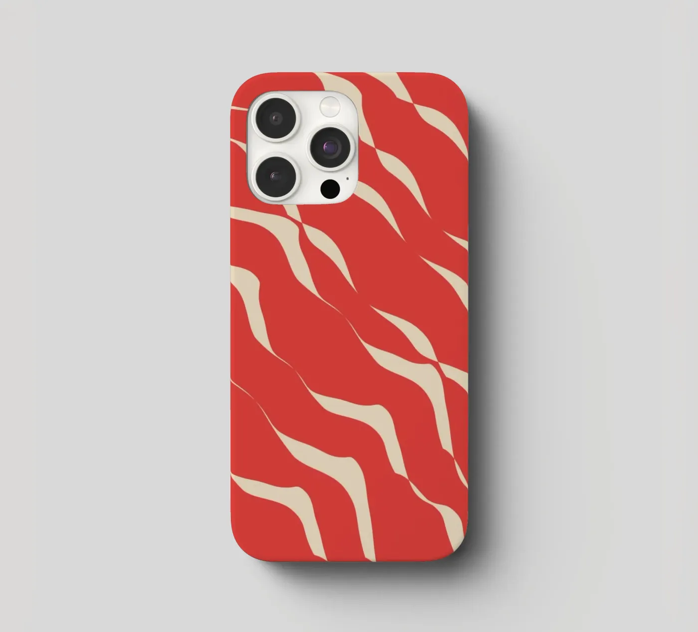 Waves pattern 05 iphone case by Little Dean