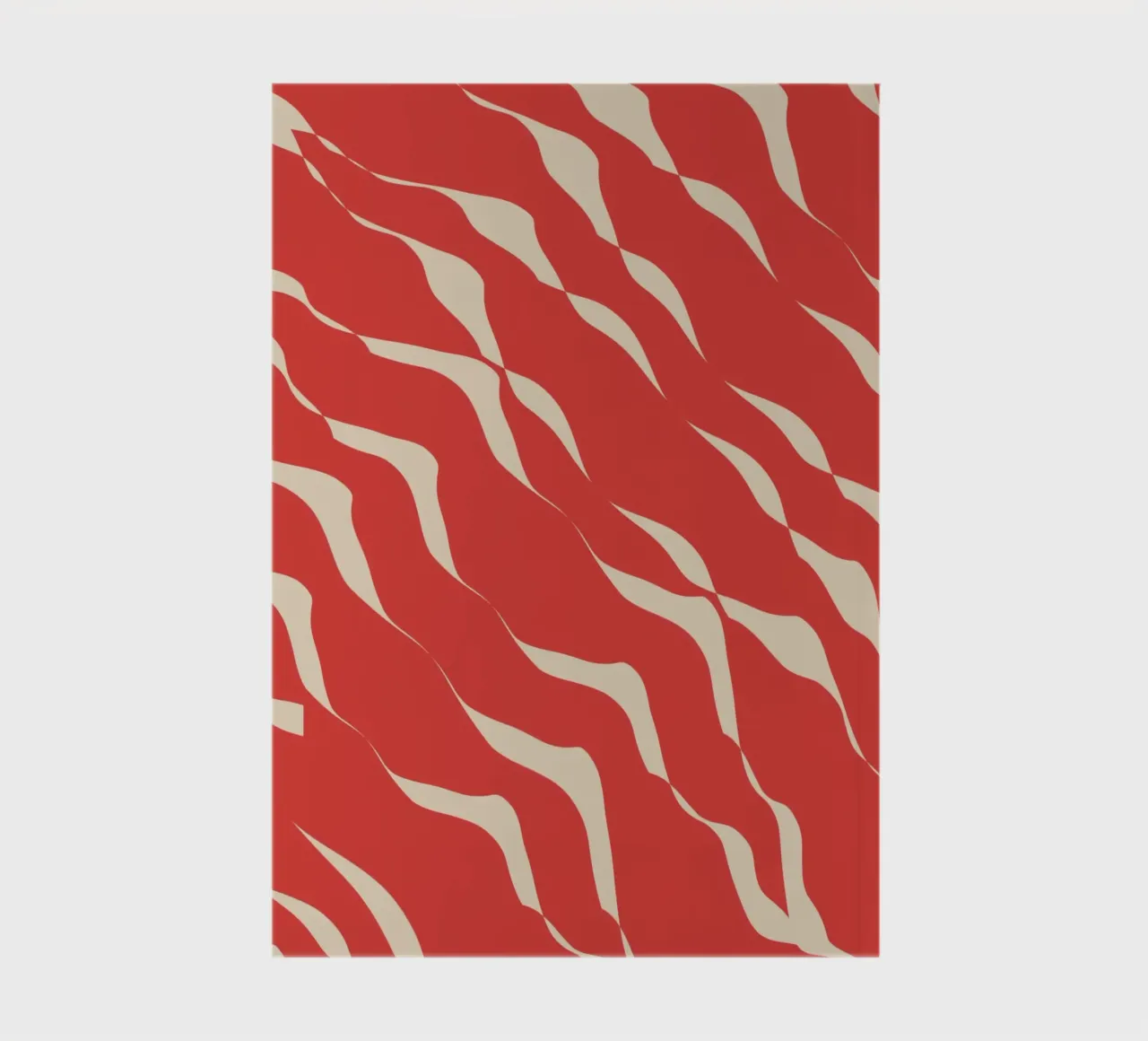 Waves pattern 05 notebook by Little Dean