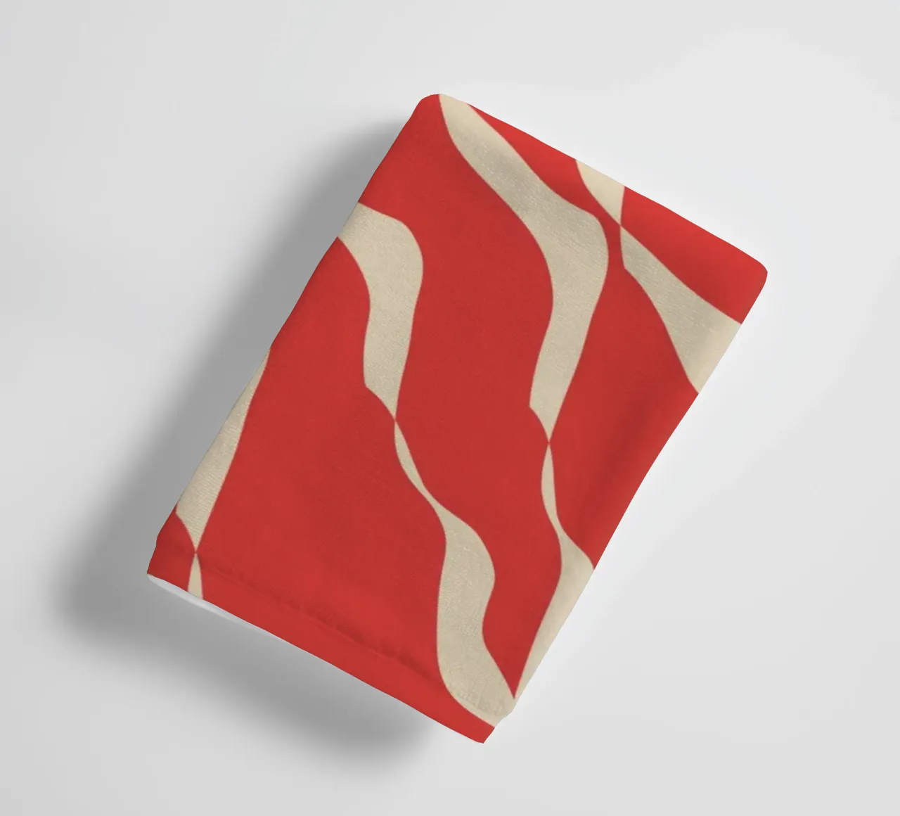 Waves pattern 05 towel by Little Dean