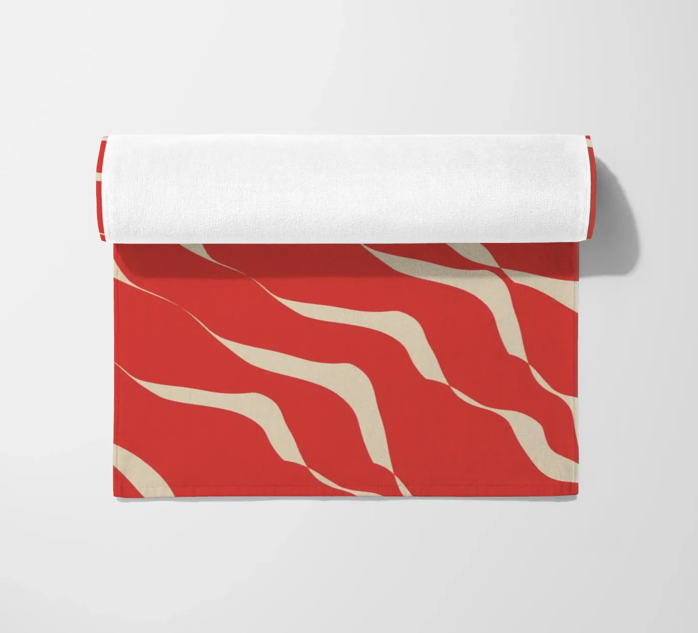 Golven patroon 05 strandhanddoek van Little Dean