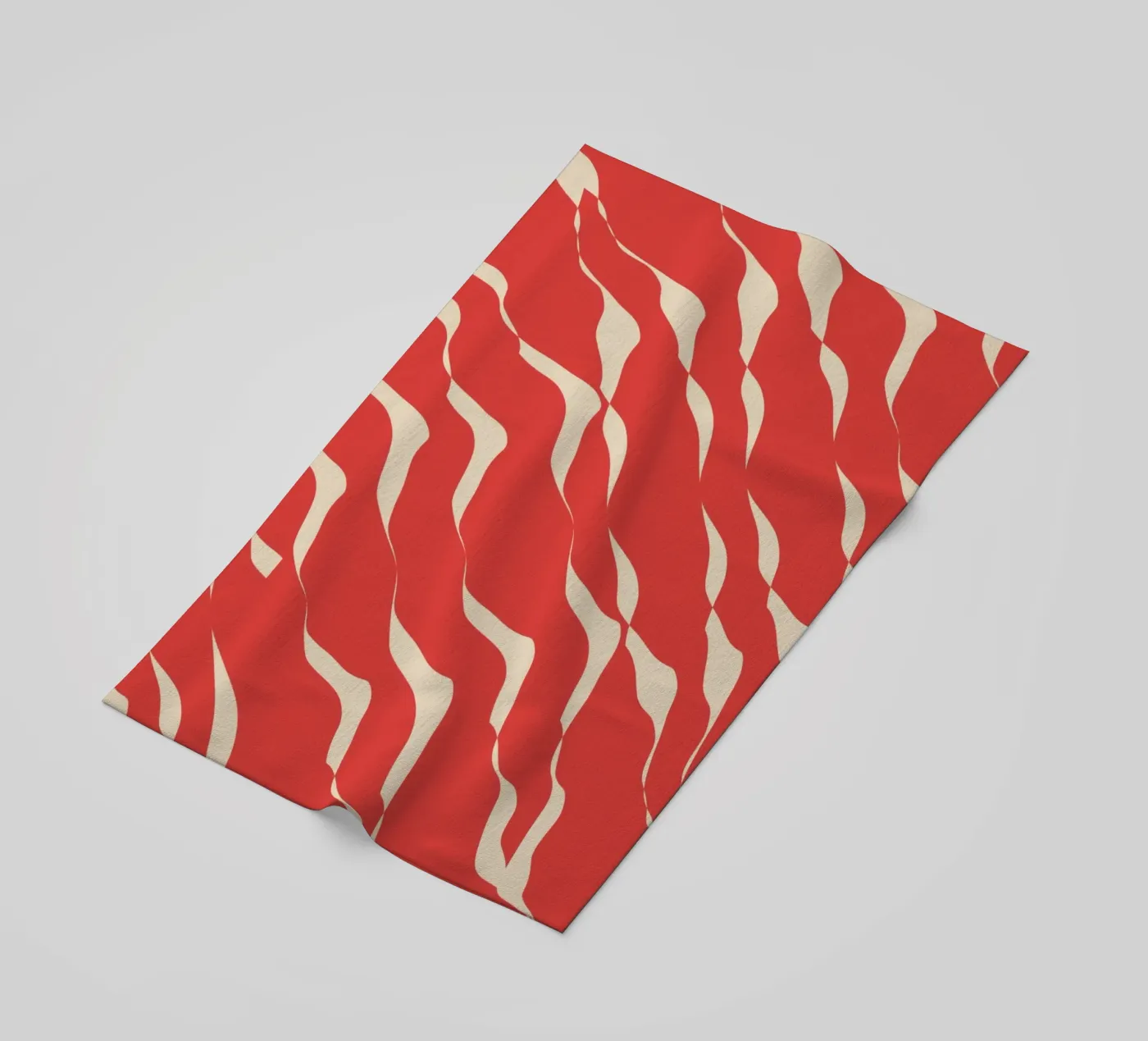 Golven patroon 05 strandhanddoek van Little Dean