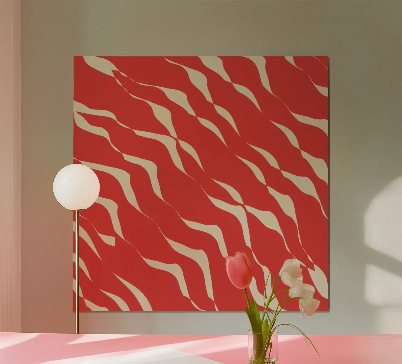 Waves pattern 05 poster by Little Dean