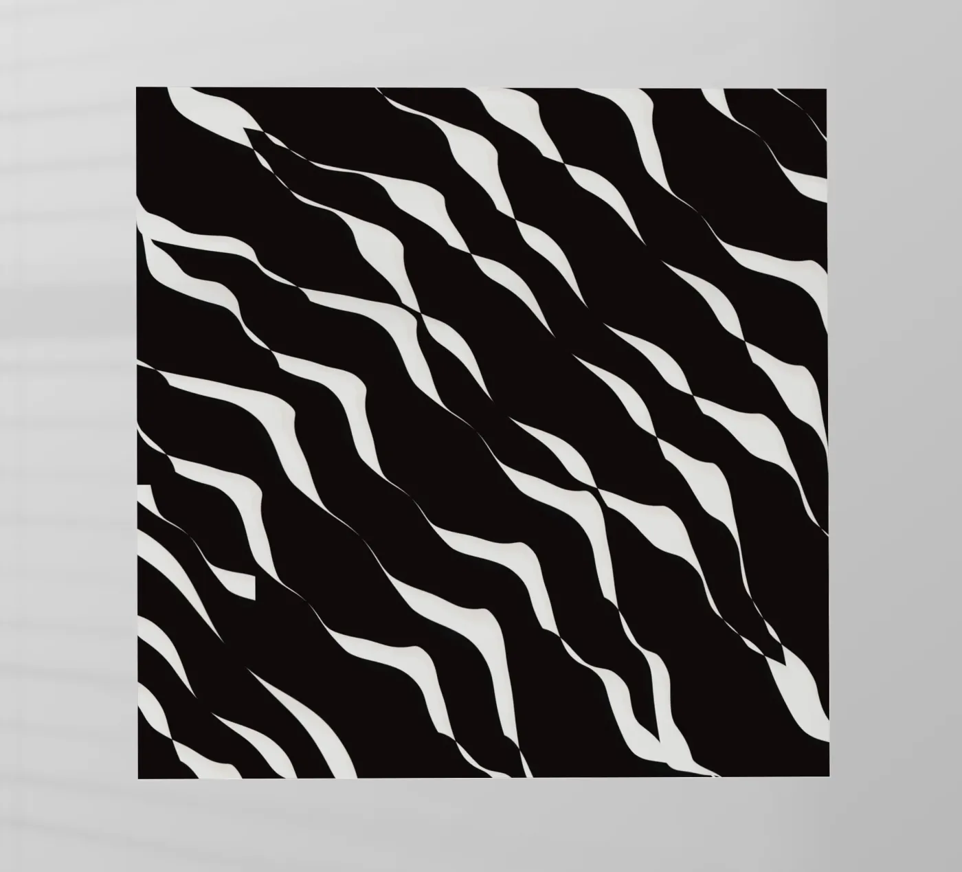 Waves pattern 06 backlit folie van Little Dean