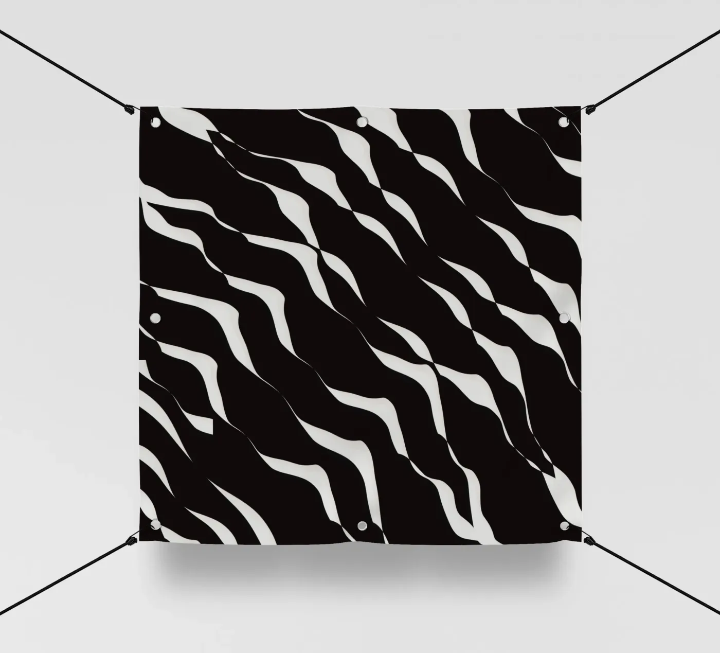 Wellenmuster 06 PVC Plane von Little Dean