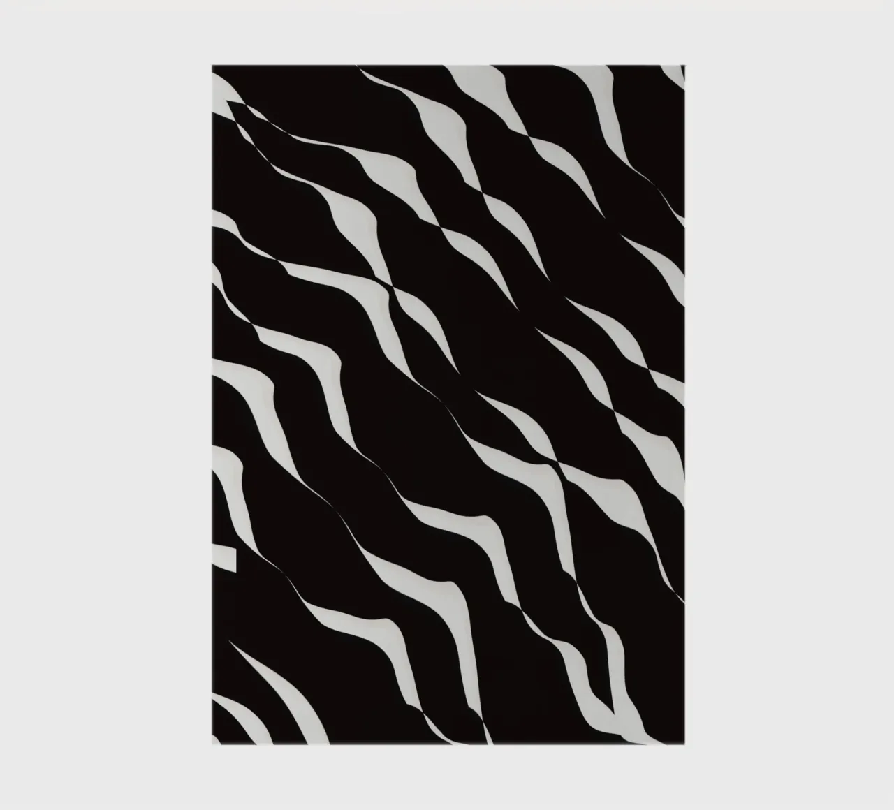Waves pattern 06 notebook by Little Dean