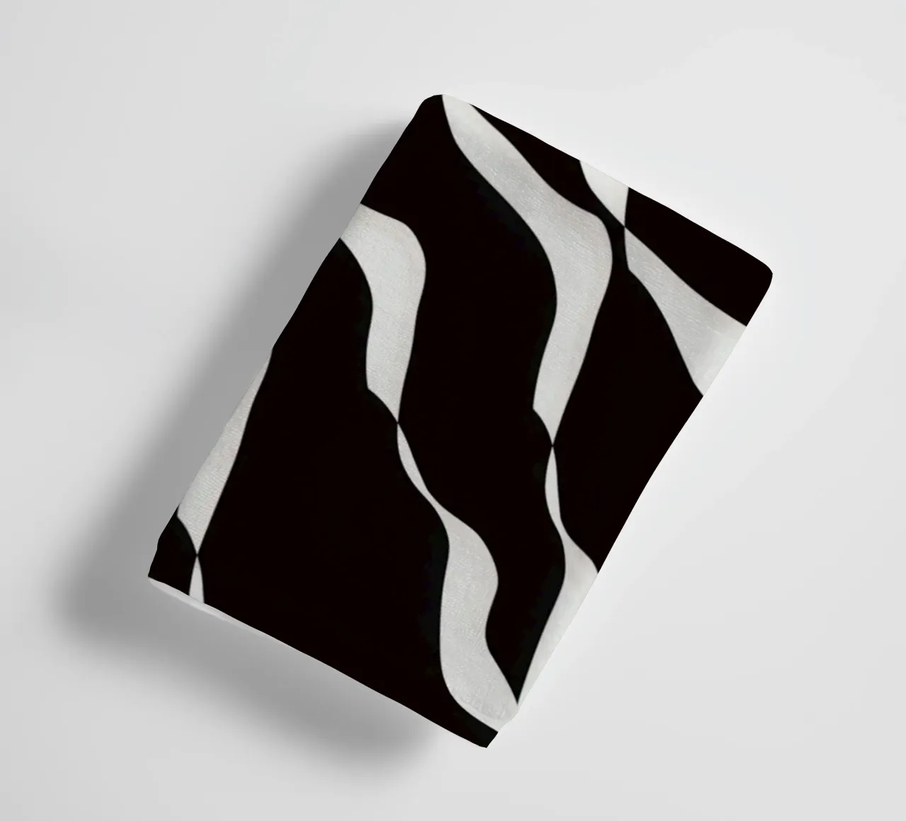 Waves pattern 06 towel by Little Dean