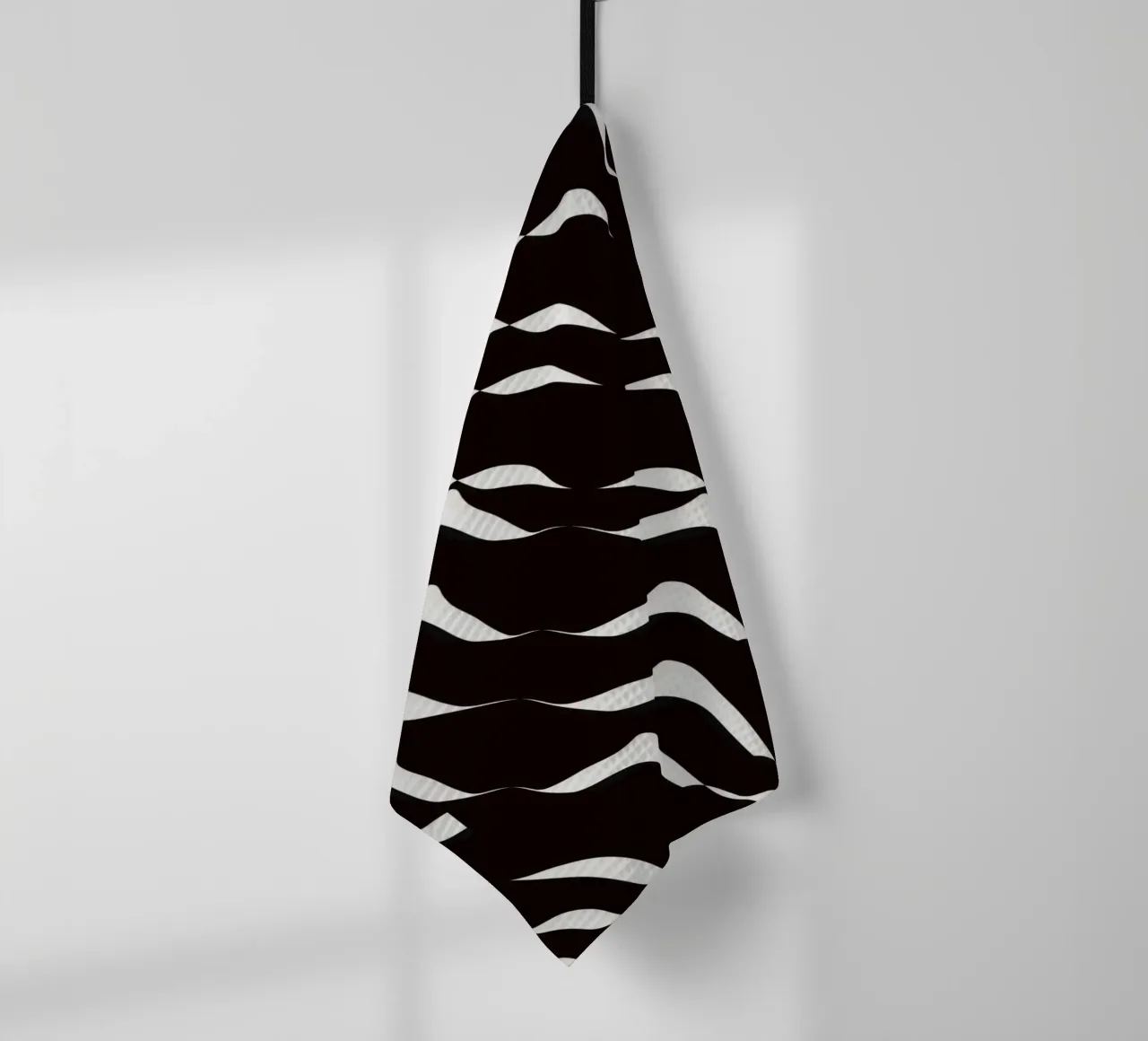 Wellenmuster 06 Geschirrtuch von Little Dean