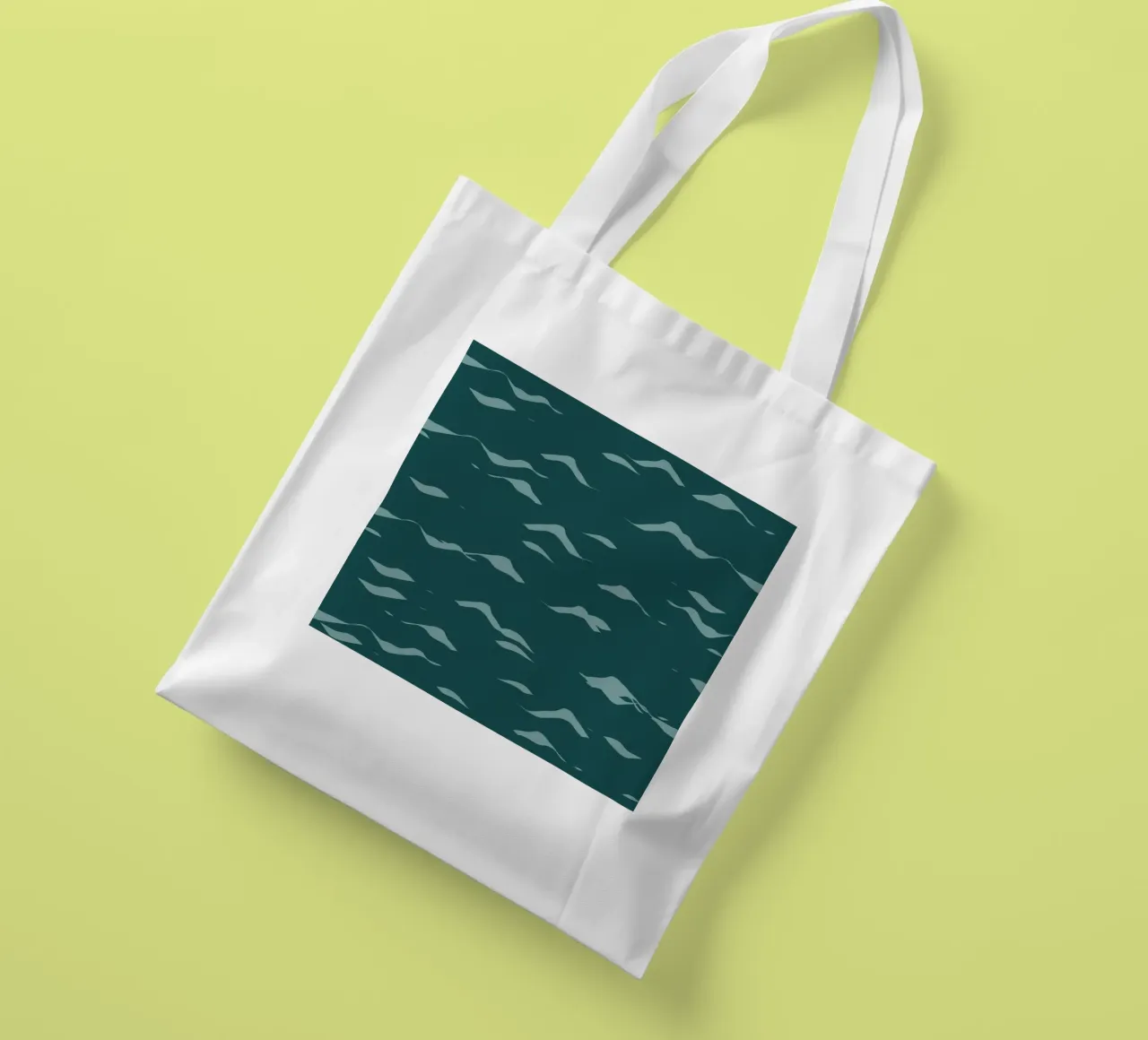 Waves pattern 07 tote bag by Little Dean