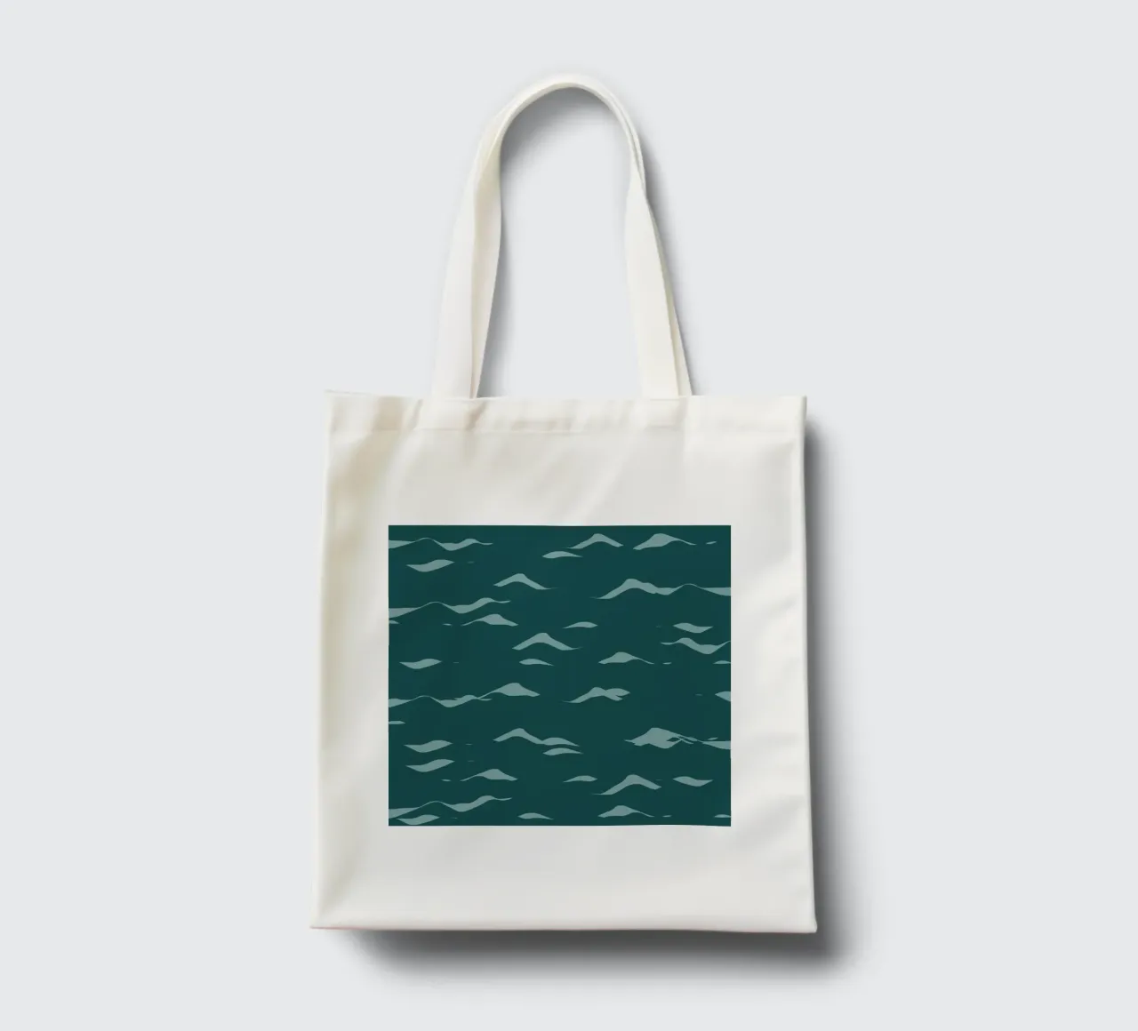 Waves pattern 07 tote bag by Little Dean