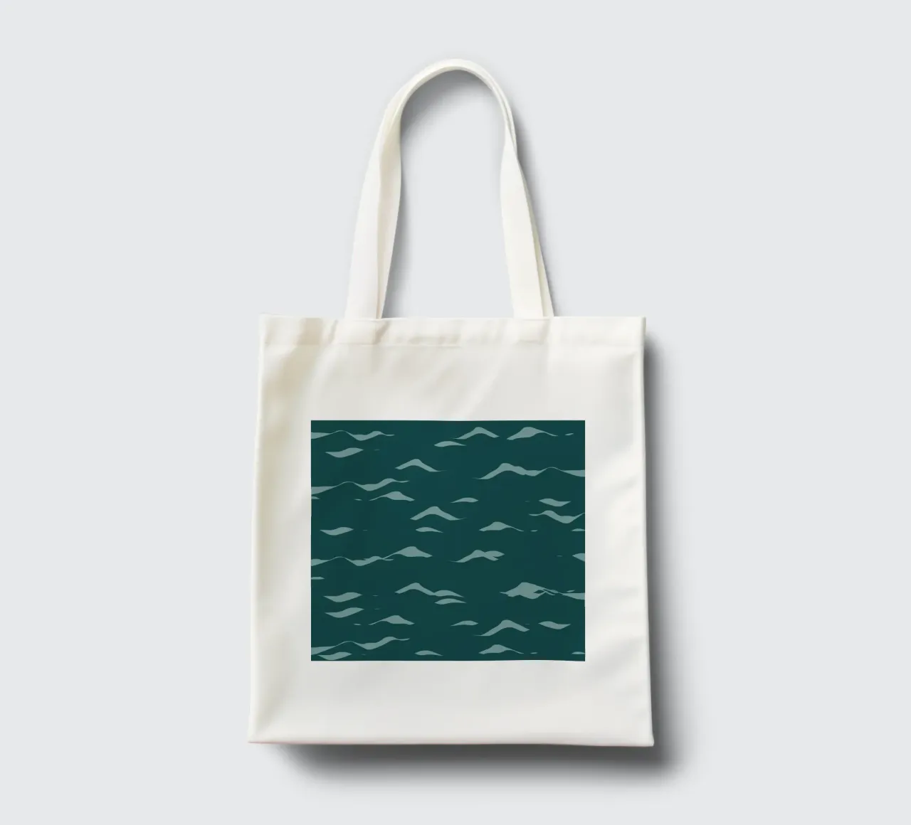 Waves pattern 07 tote bag by Little Dean