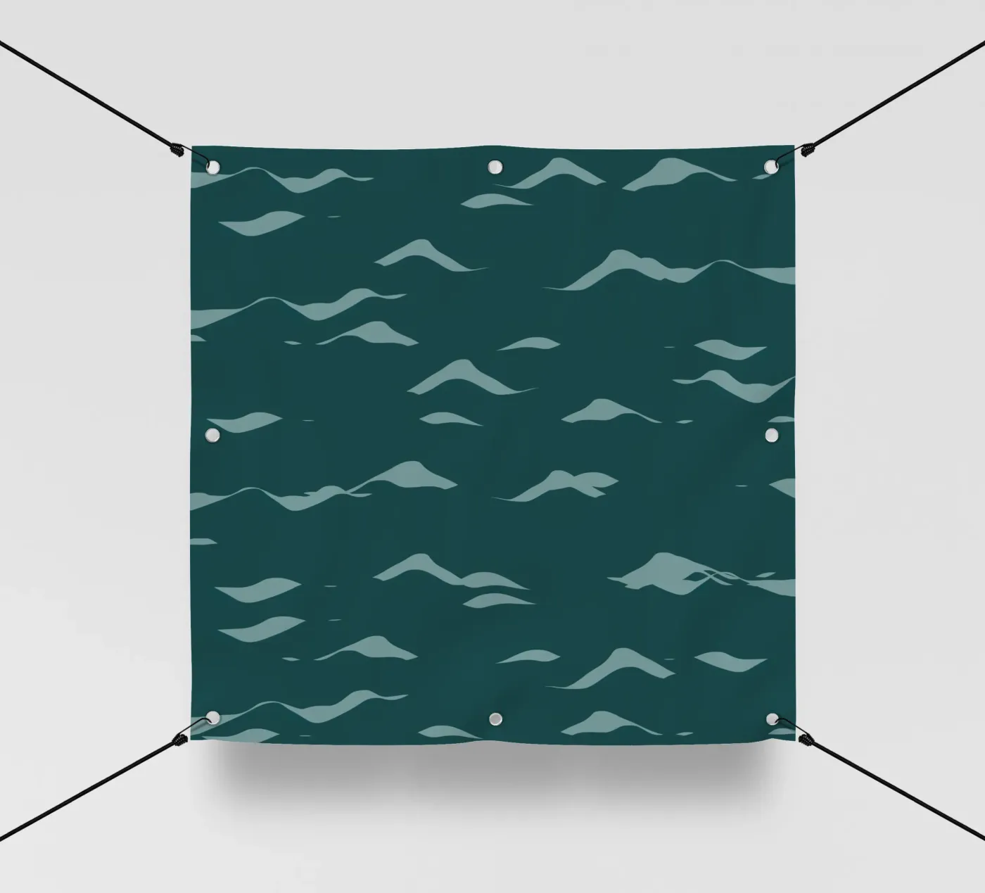 Modello Onde 07 telo in pvc da Little Dean