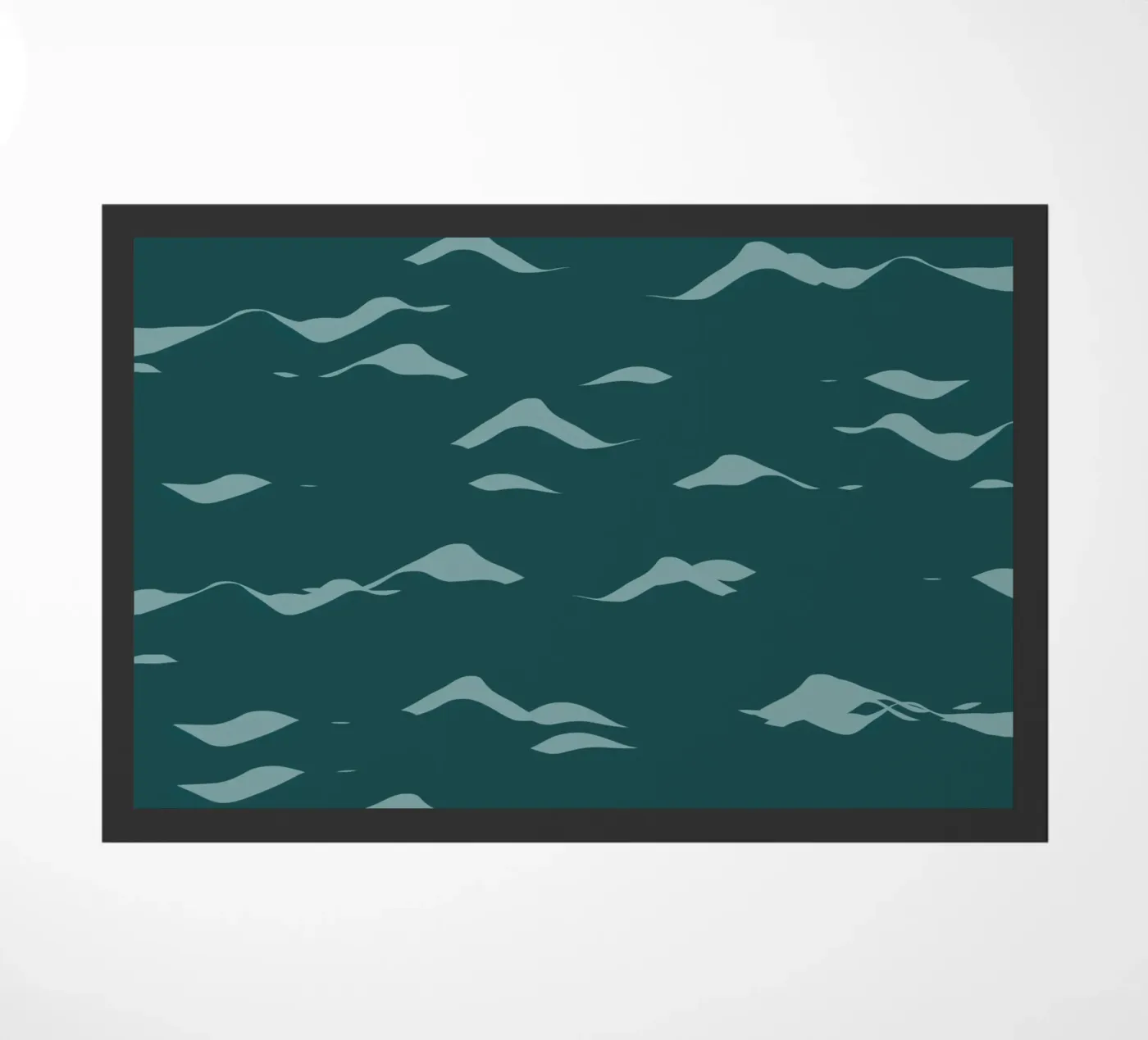 Motif des vagues 07 paillasson de Little Dean