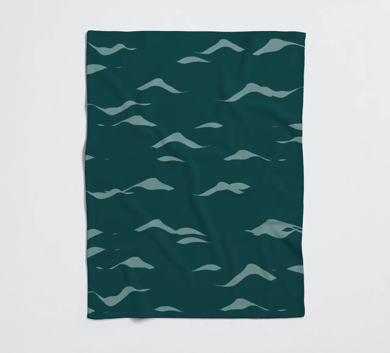 Motif des vagues 07 plaid polaire de Little Dean