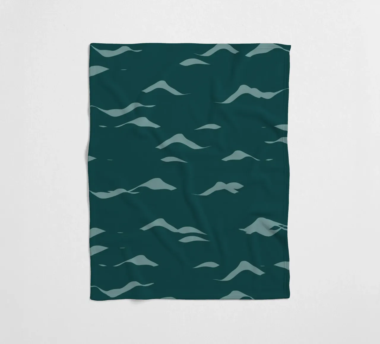 Motif des vagues 07 plaid polaire de Little Dean