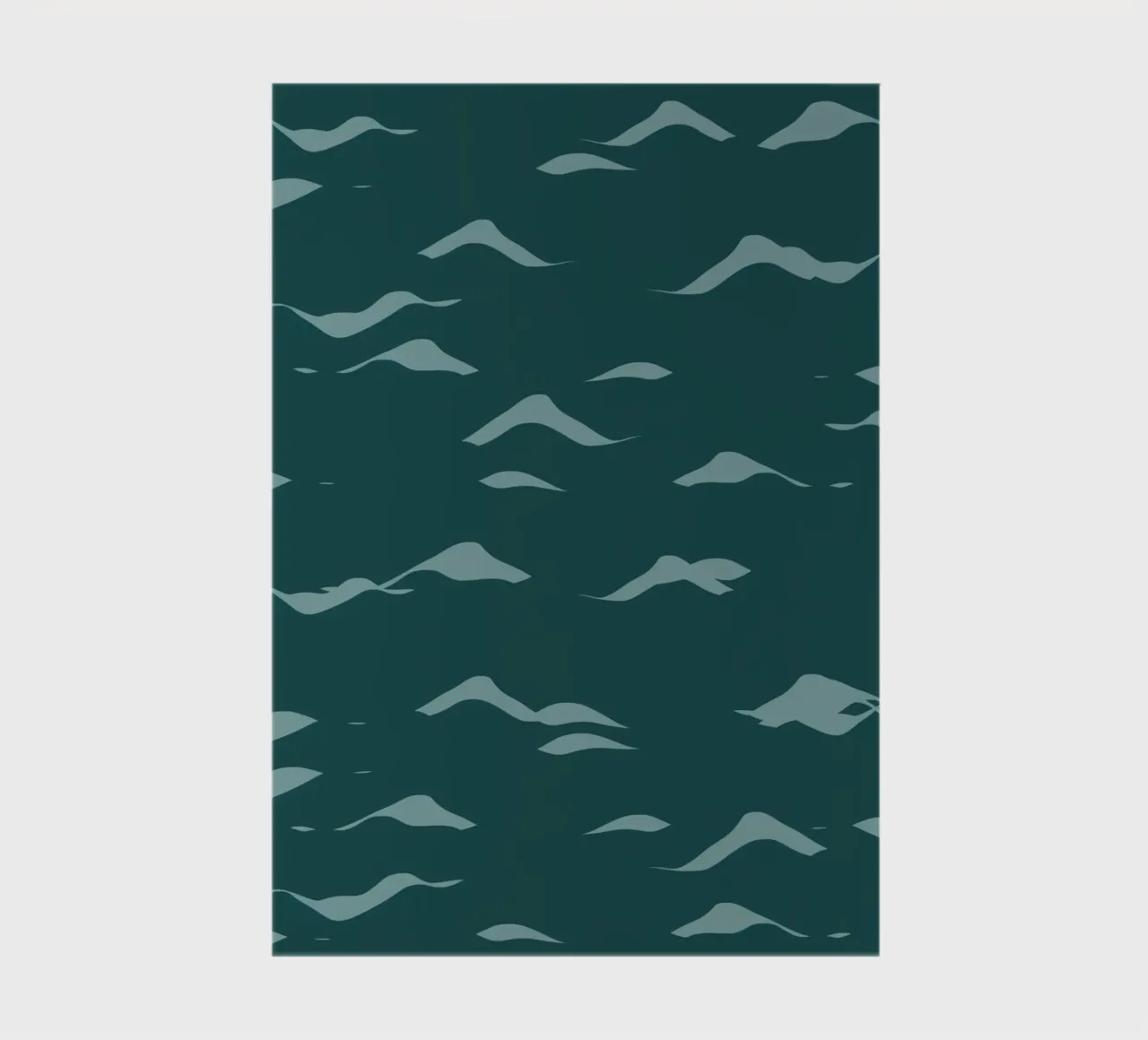 Waves pattern 07 notebook by Little Dean