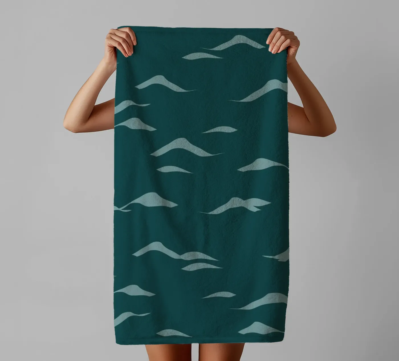 Motif des vagues 07 serviette de bain de Little Dean