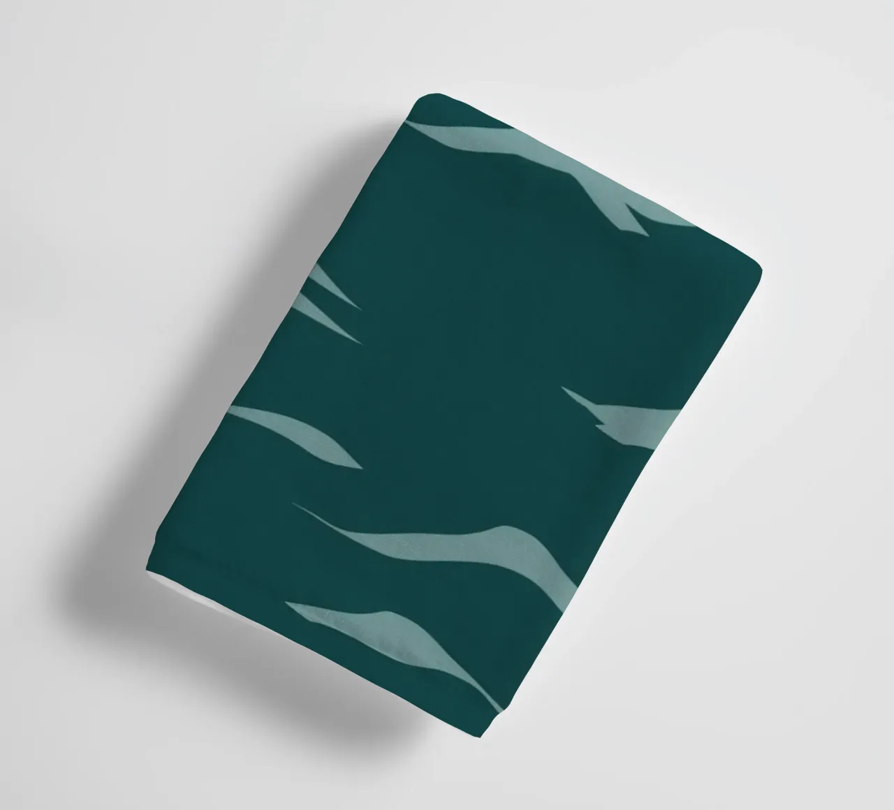 Waves pattern 07 towel by Little Dean