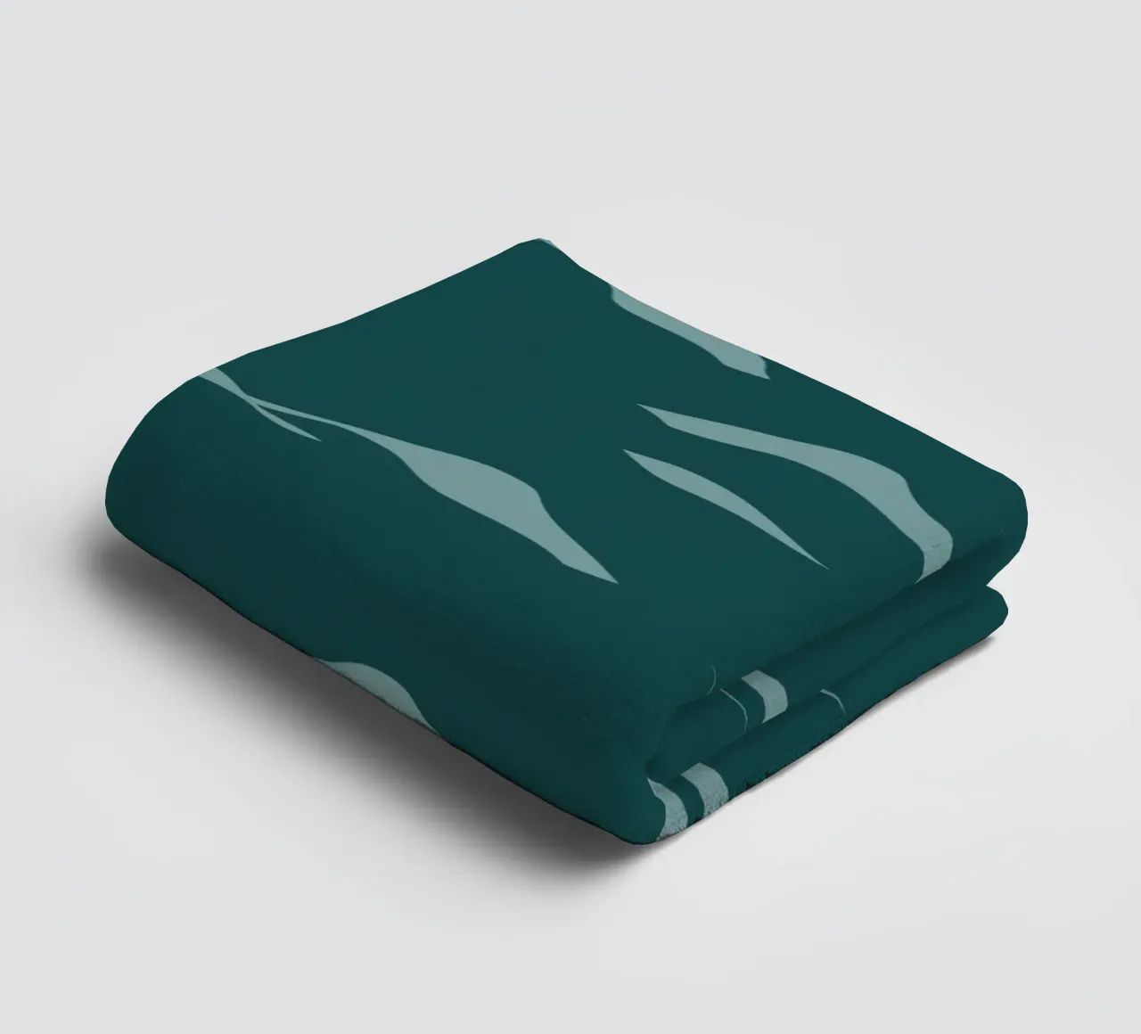 Waves pattern 07 towel by Little Dean