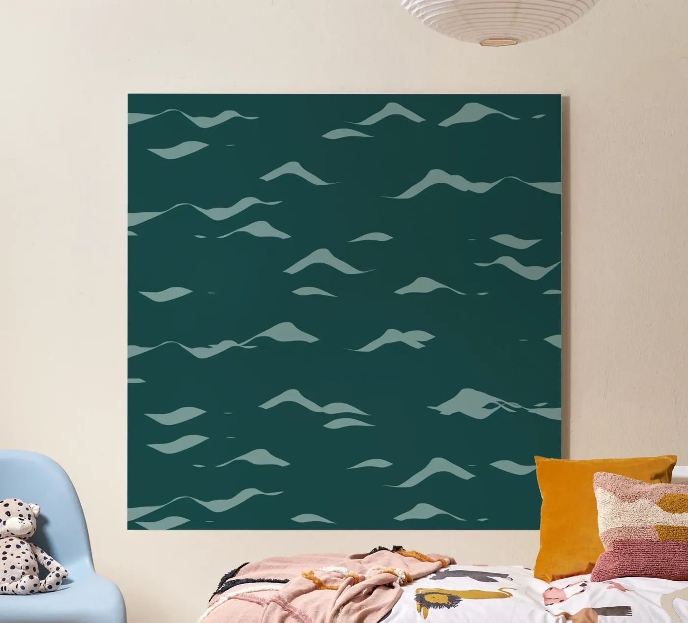 Waves pattern 07 plexiglas de Little Dean