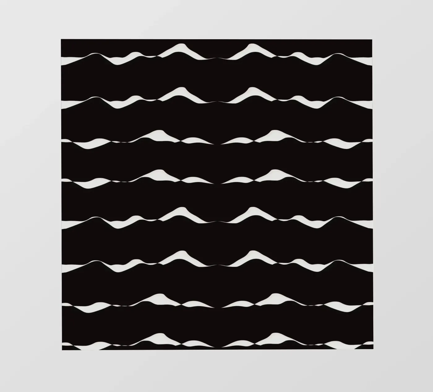 Waves pattern 08 backlit folie van Little Dean