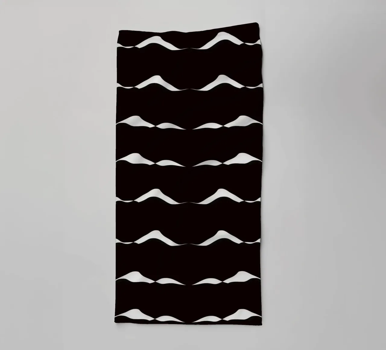 Waves pattern 08 towel by Little Dean