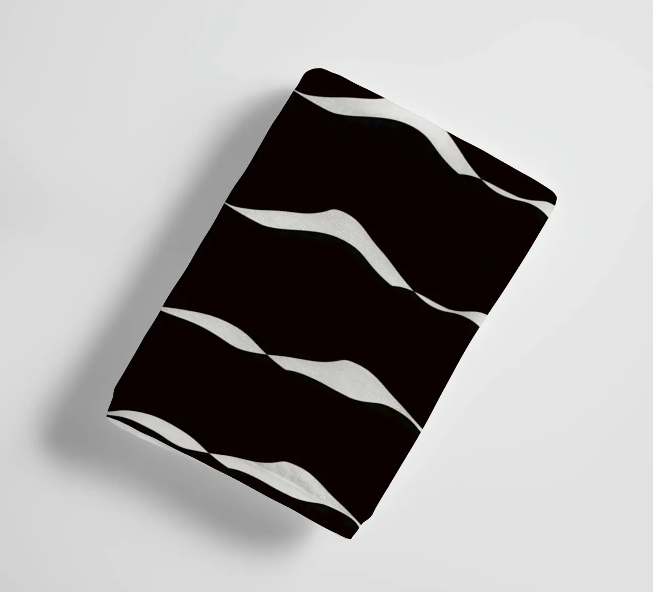 Waves pattern 08 towel by Little Dean