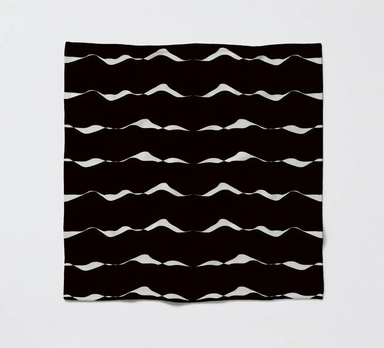 Waves pattern 08 fleece blanket by Little Dean